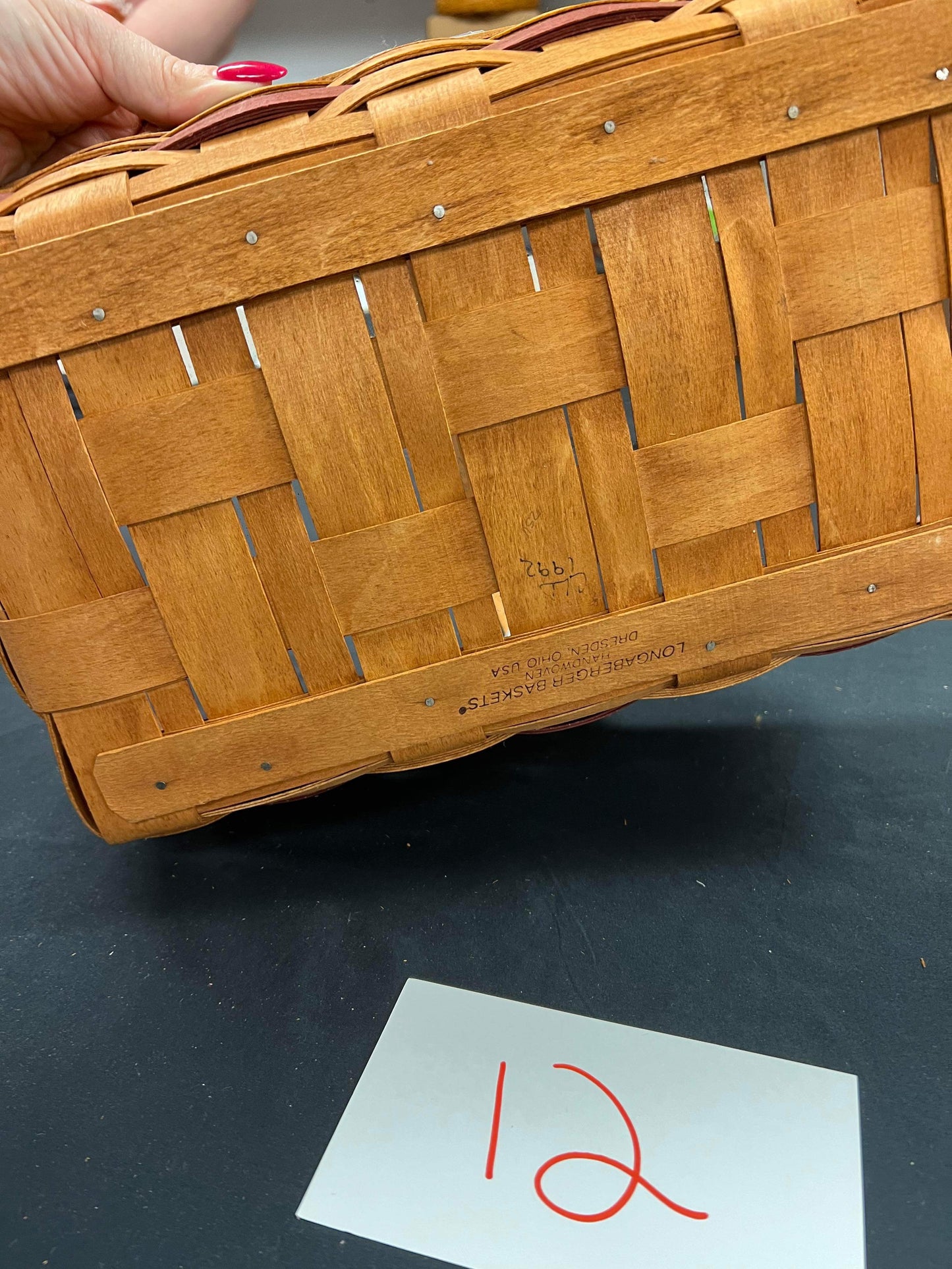 Longaberger Discover The Vision Bee ‘92 Basket with Protector