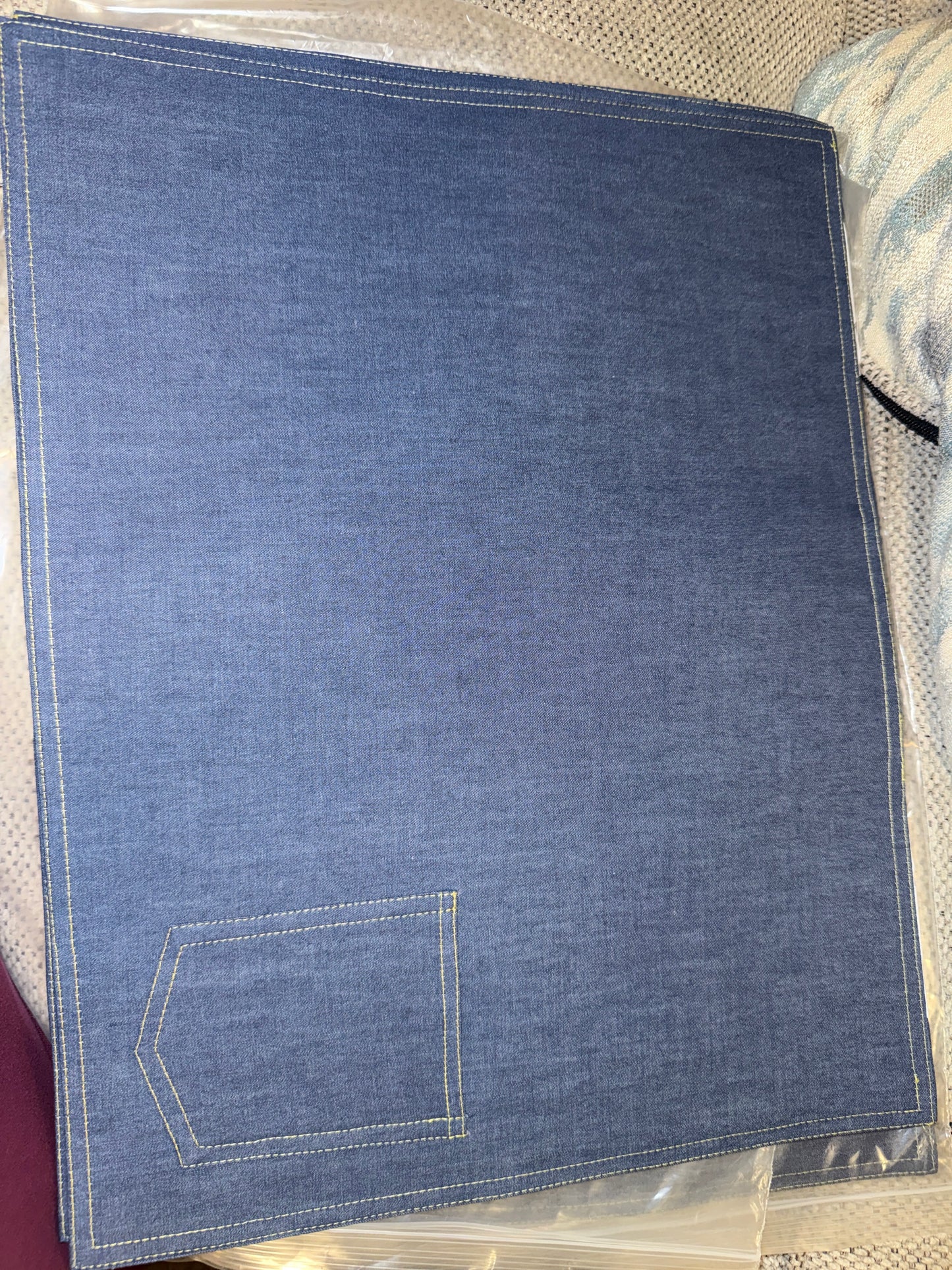 Longaberger dark denim placemats (set of 2)