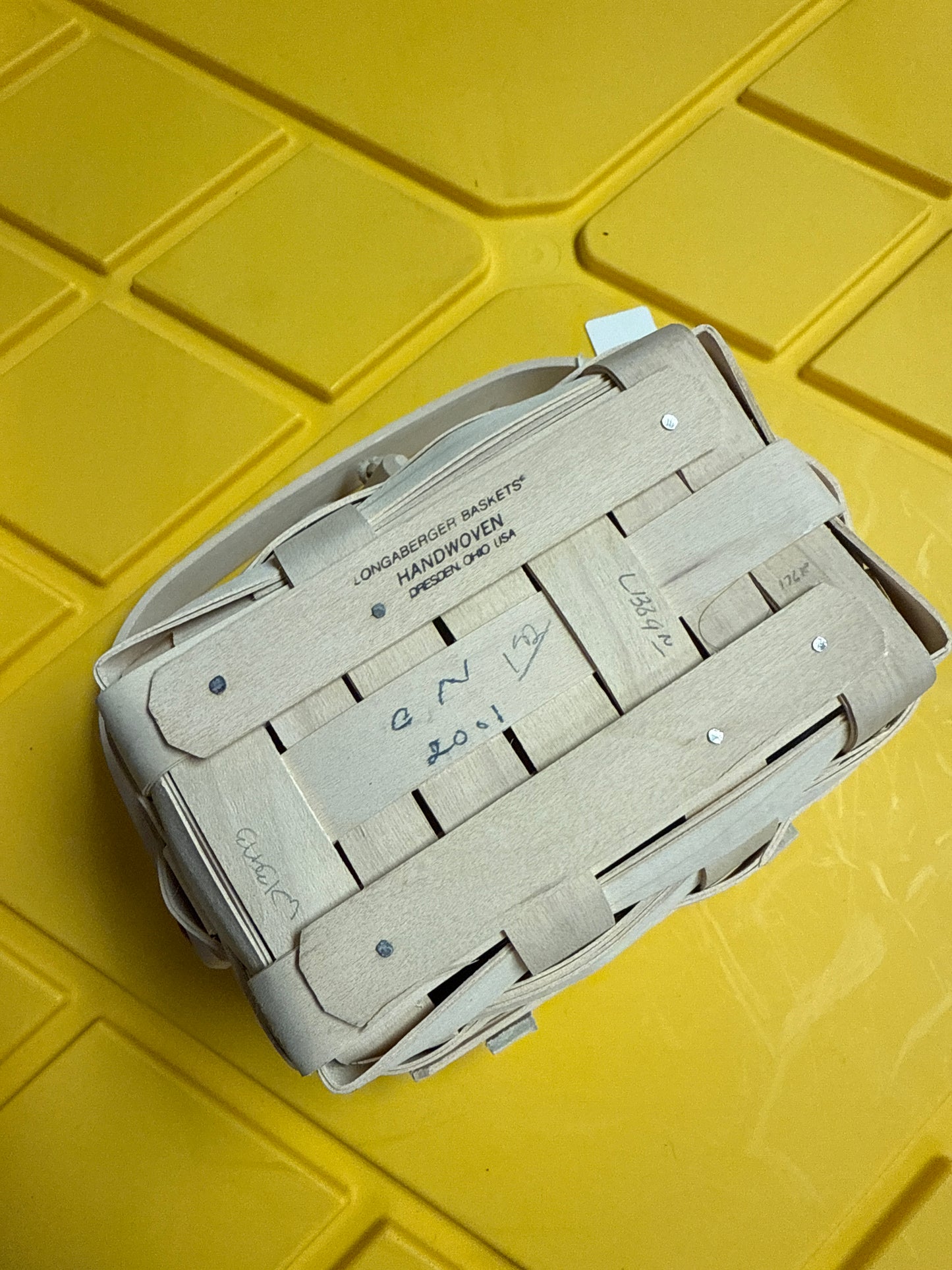 Longaberger kiddie purse with liner and protector