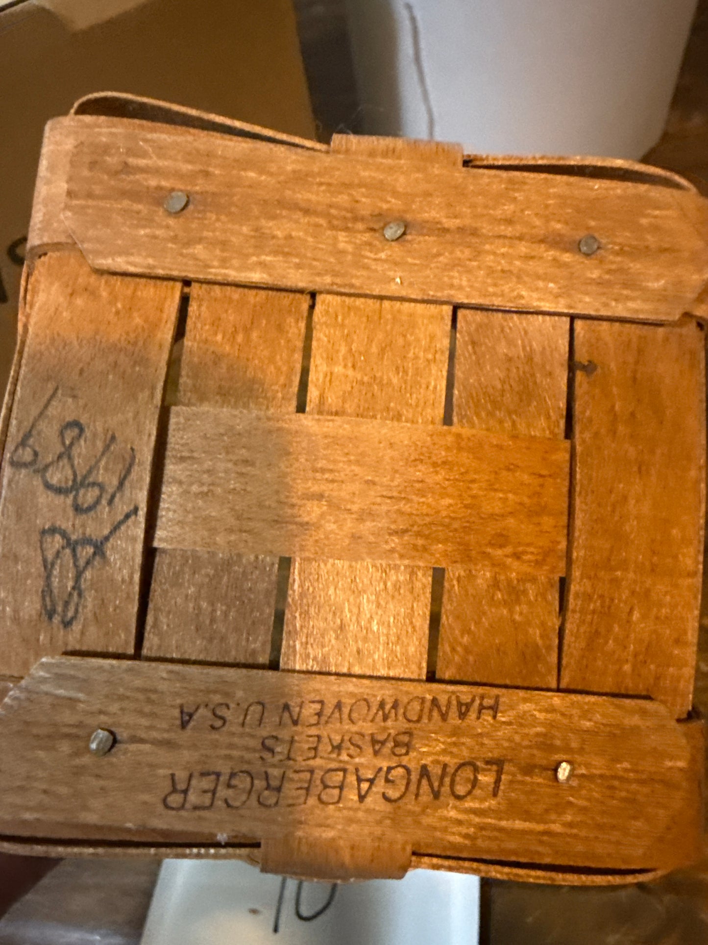 Longaberger 1989 inaugural basket
