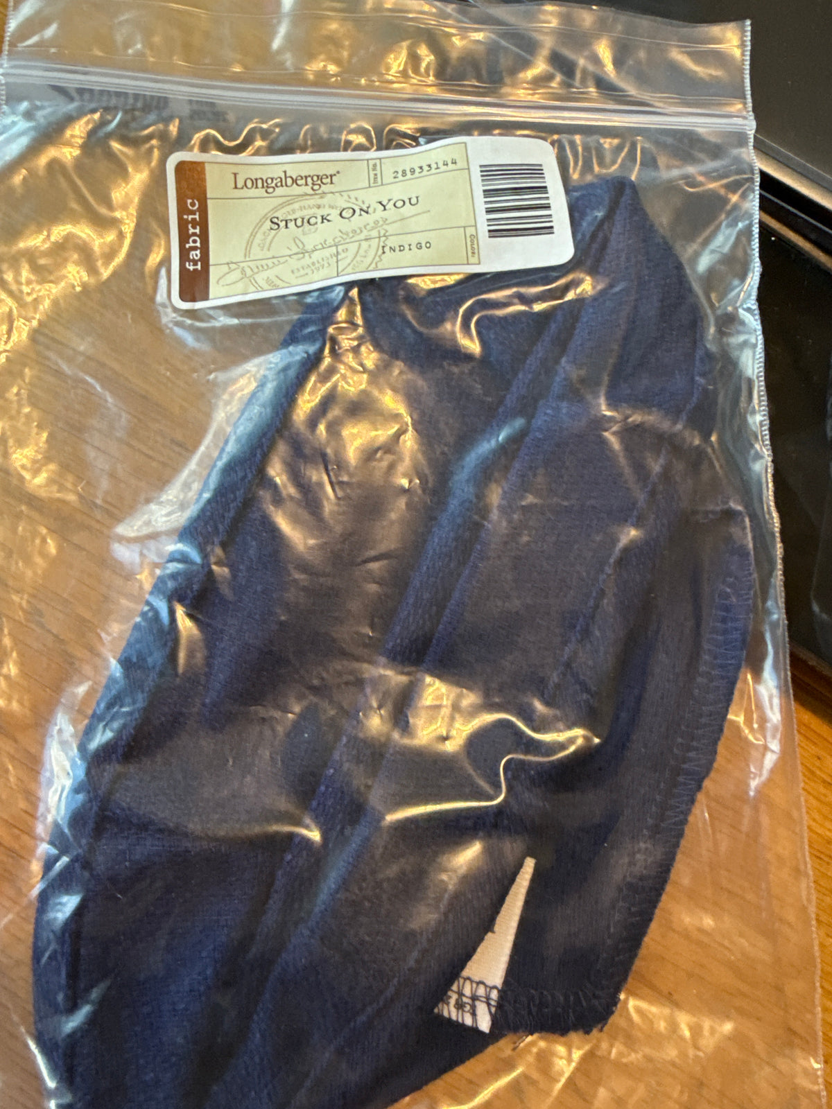 Longaberger stuck on you liner in indigo