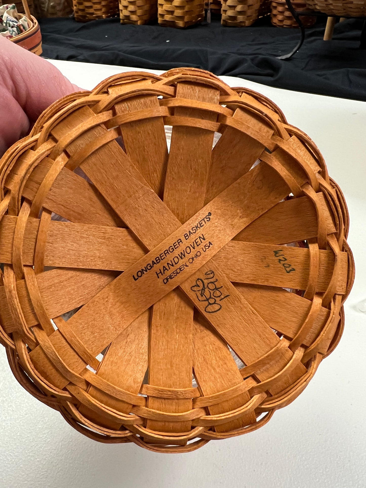 Longaberger 1997 inaugural basket