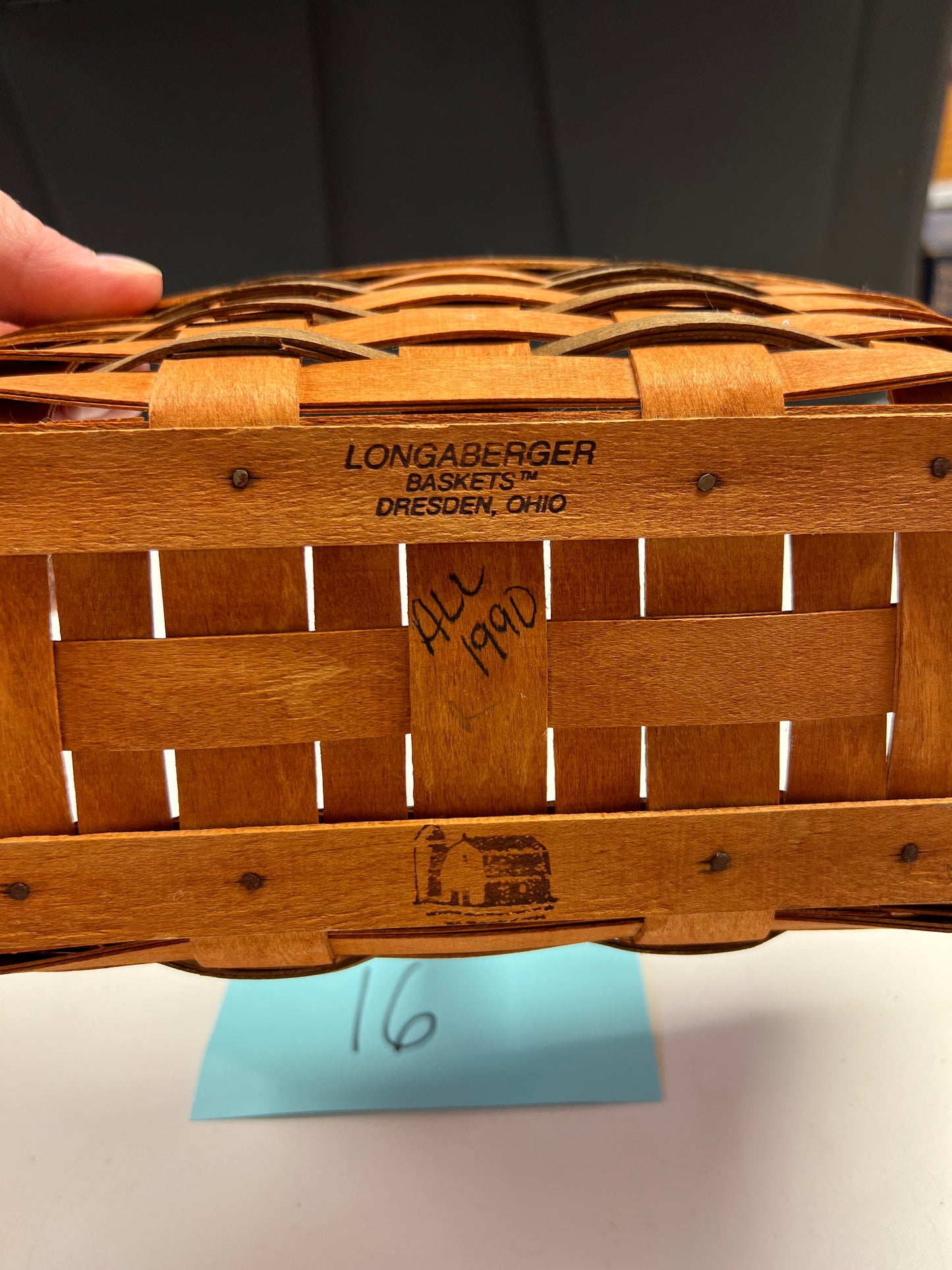 Longaberger small chore basket