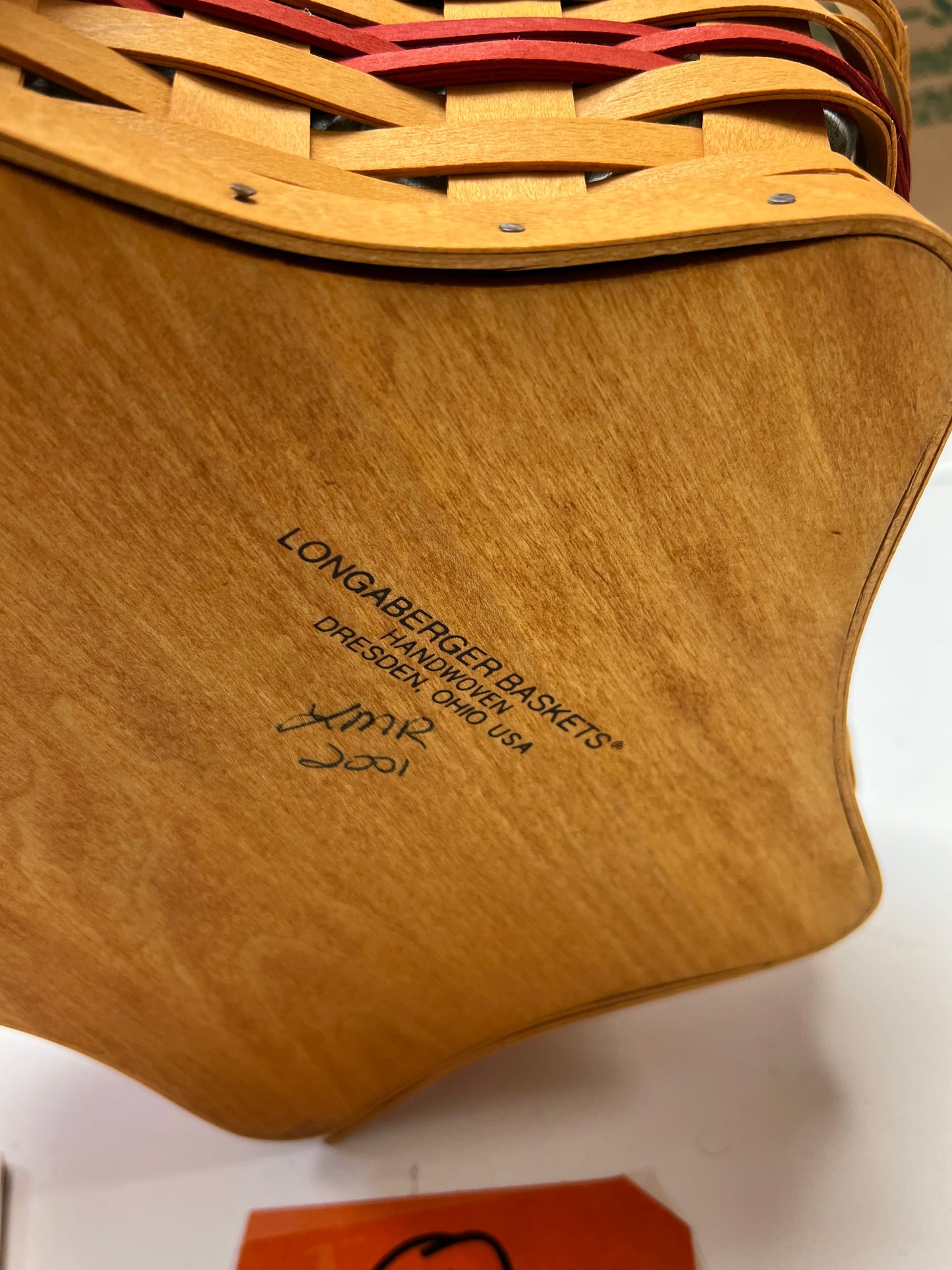 Longaberger Shining Star Basket with Liner & Protector