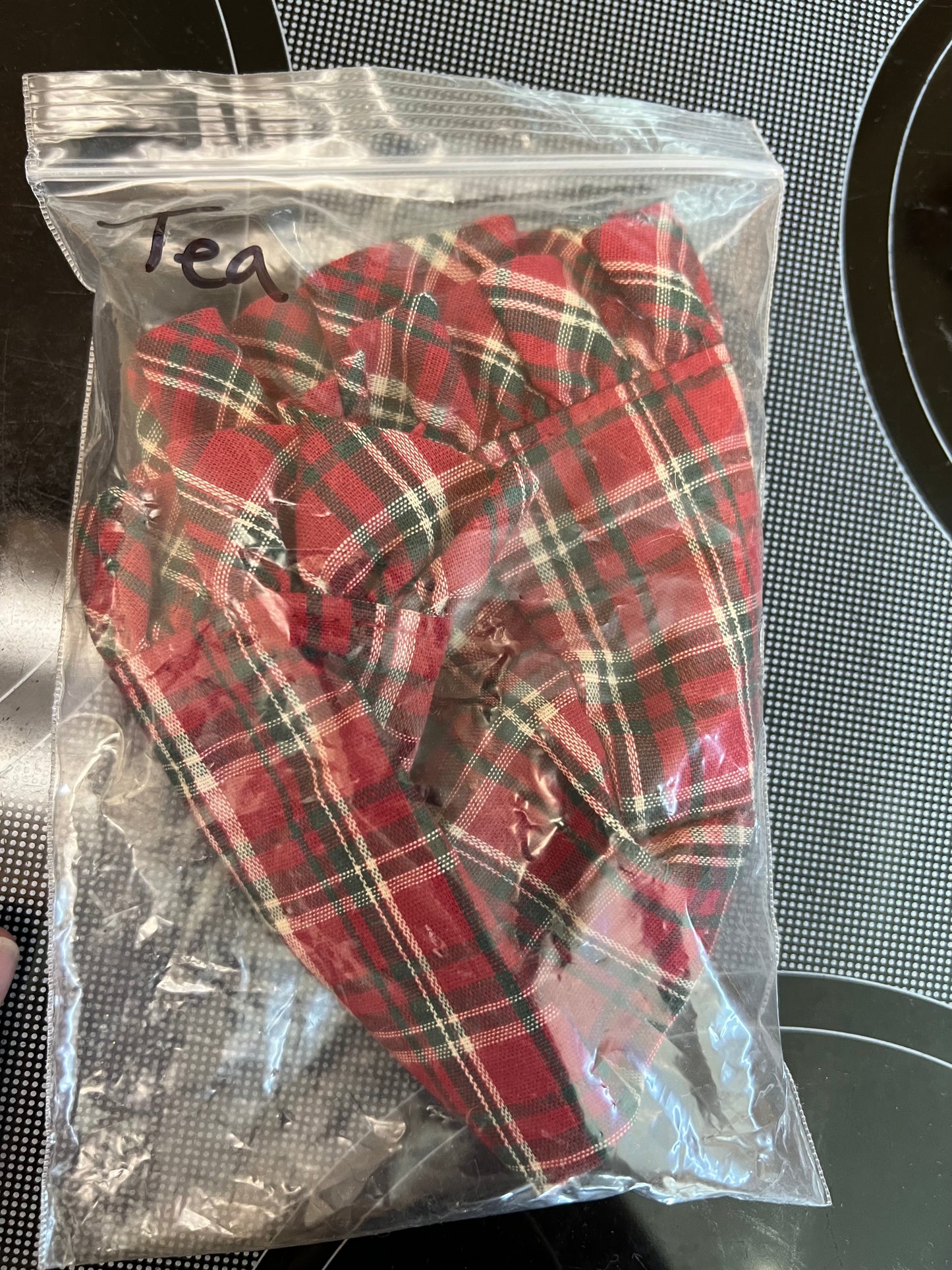 Longaberger tea liner in plaid tidings