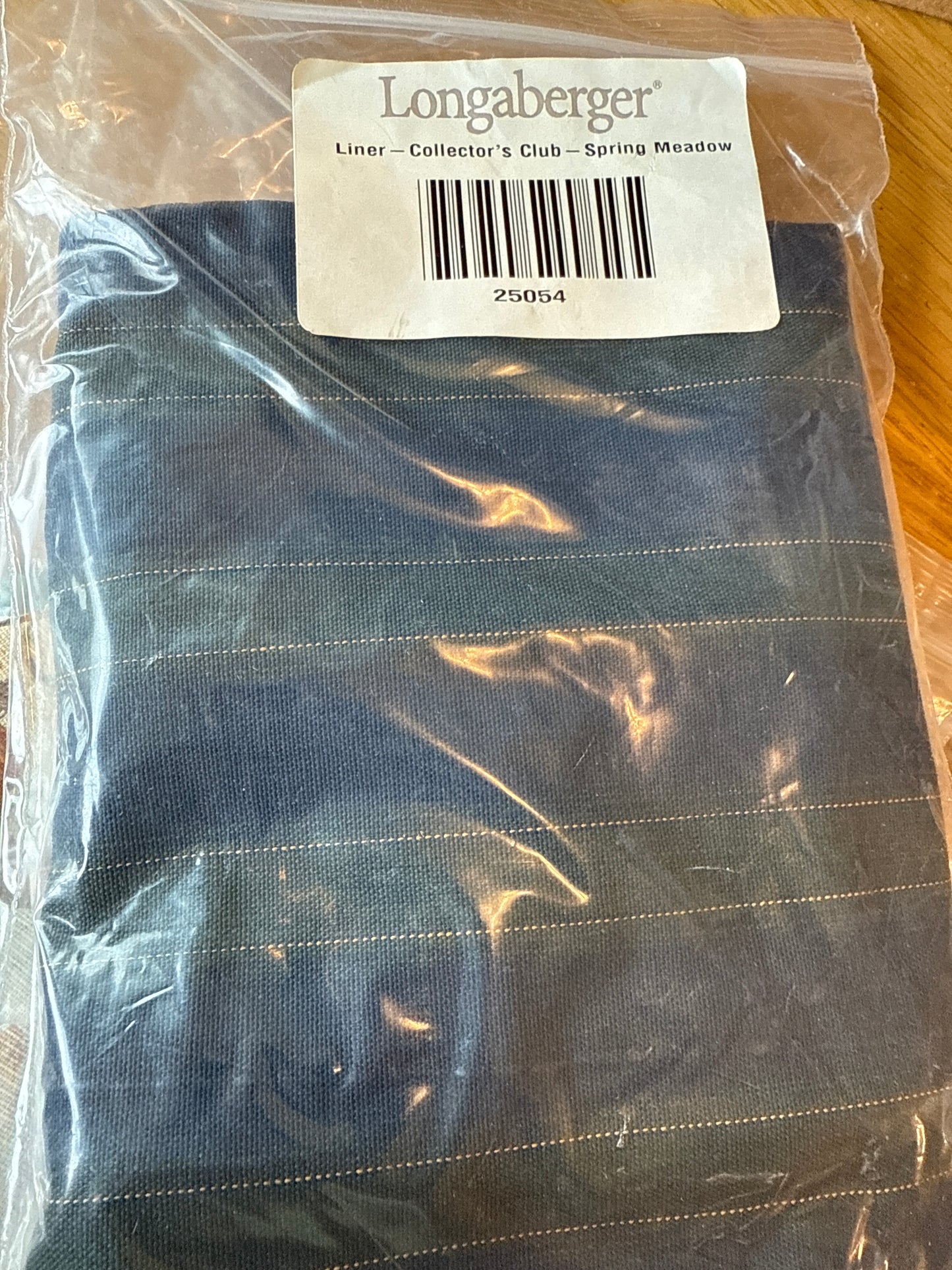 Longaberger spring meadow liner in collectors club