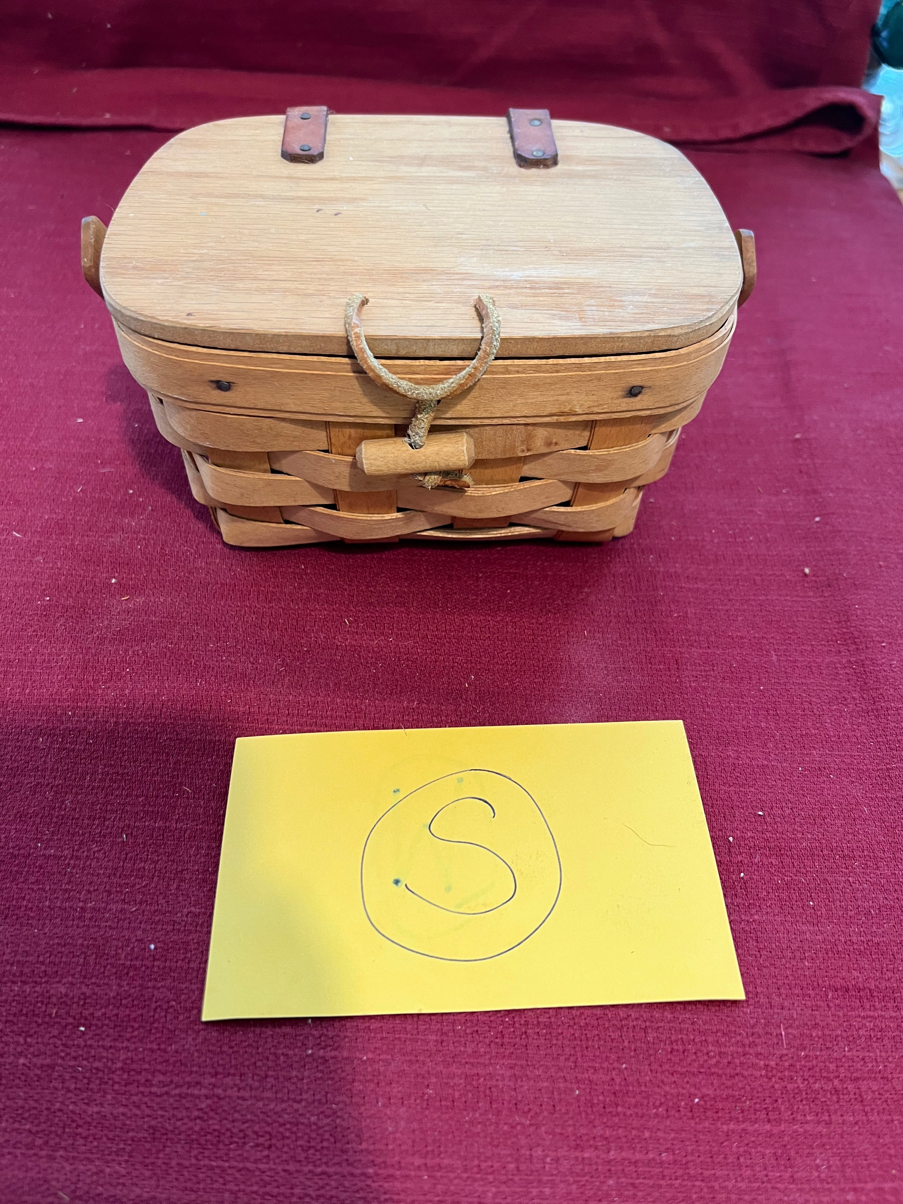 Longaberger kiddie discount purse basket