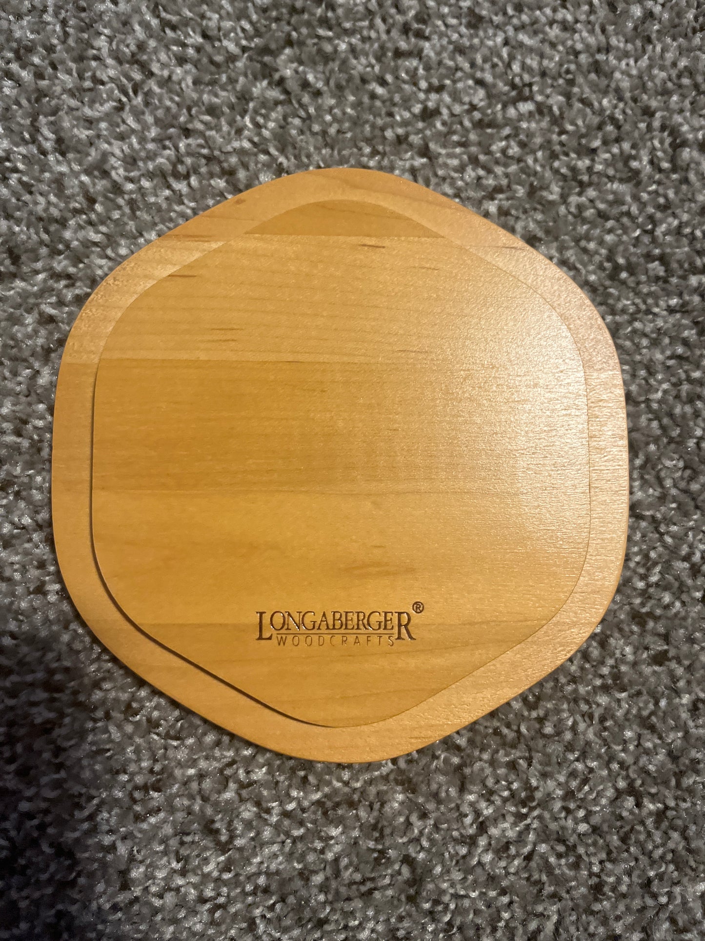 Longaberger 5.75” Small Hexagon Basket Lid