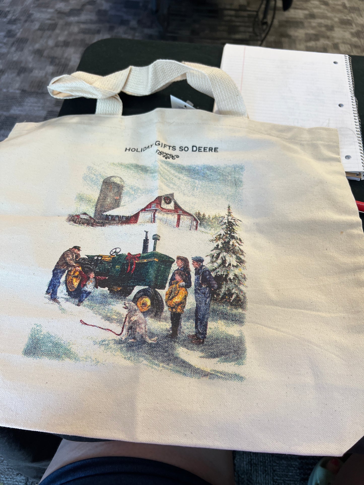 John Deere tote bag