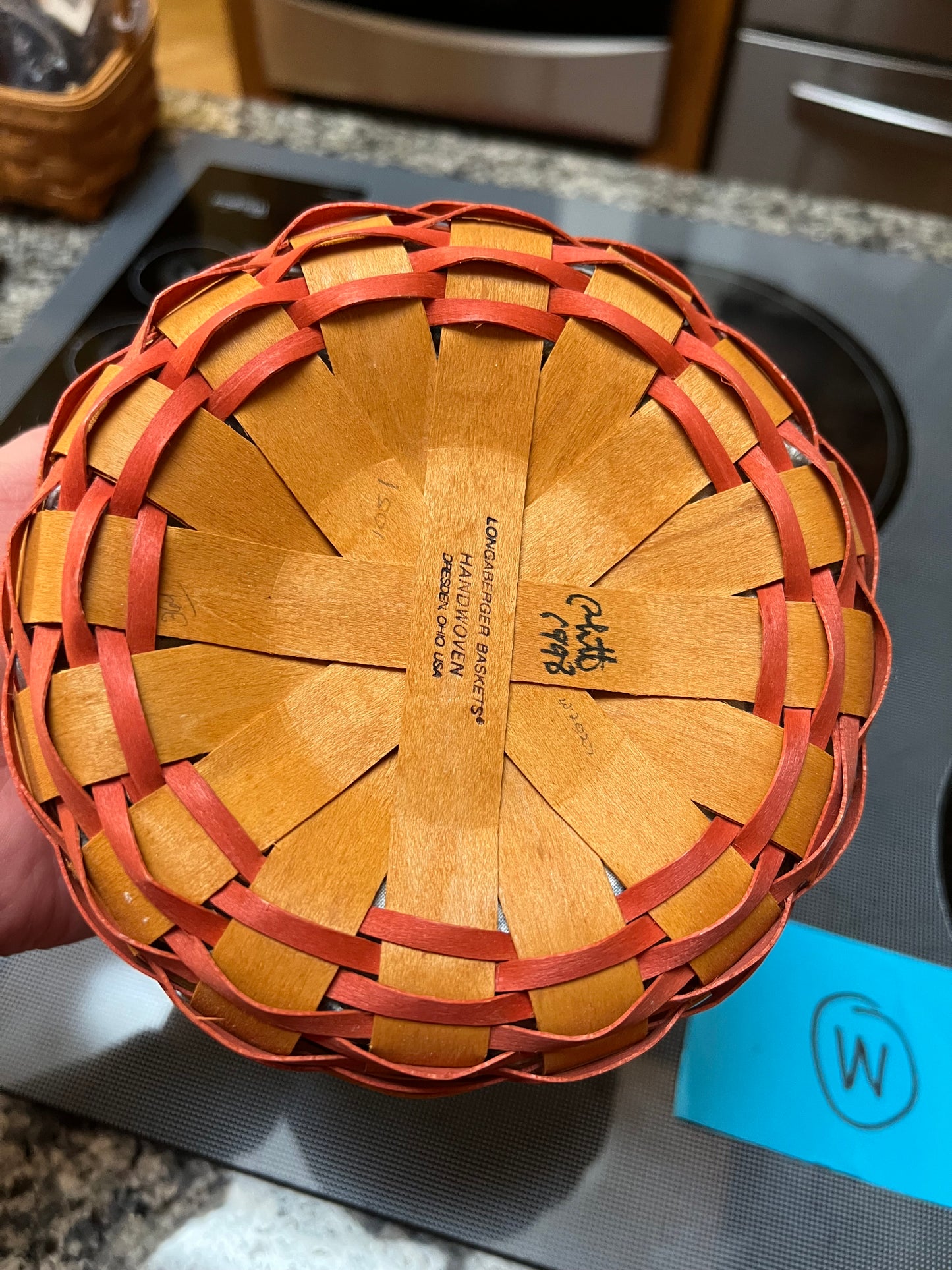 Longaberger Mothers Day Basket with Liner and Protector