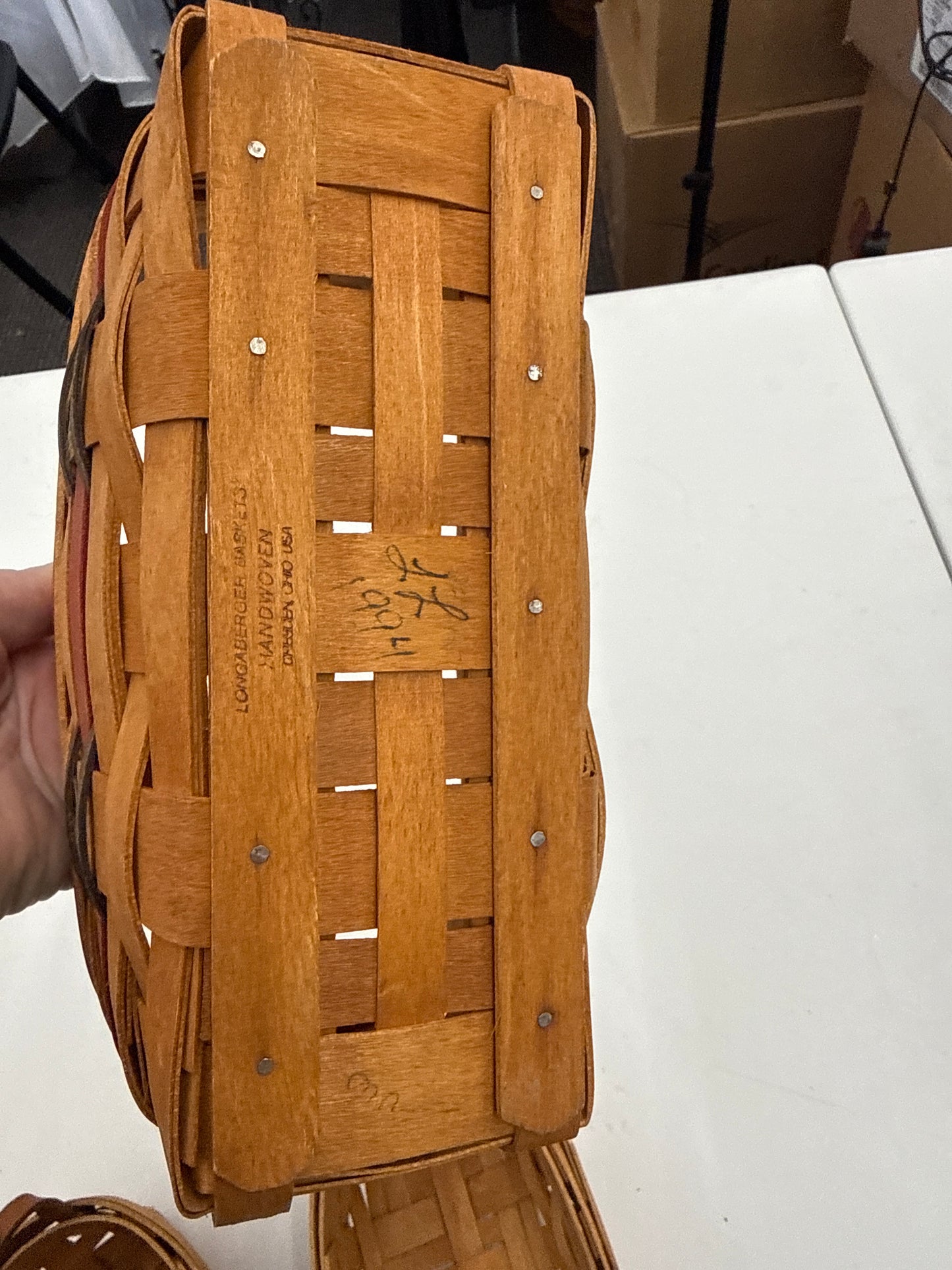 Longaberger candle basket