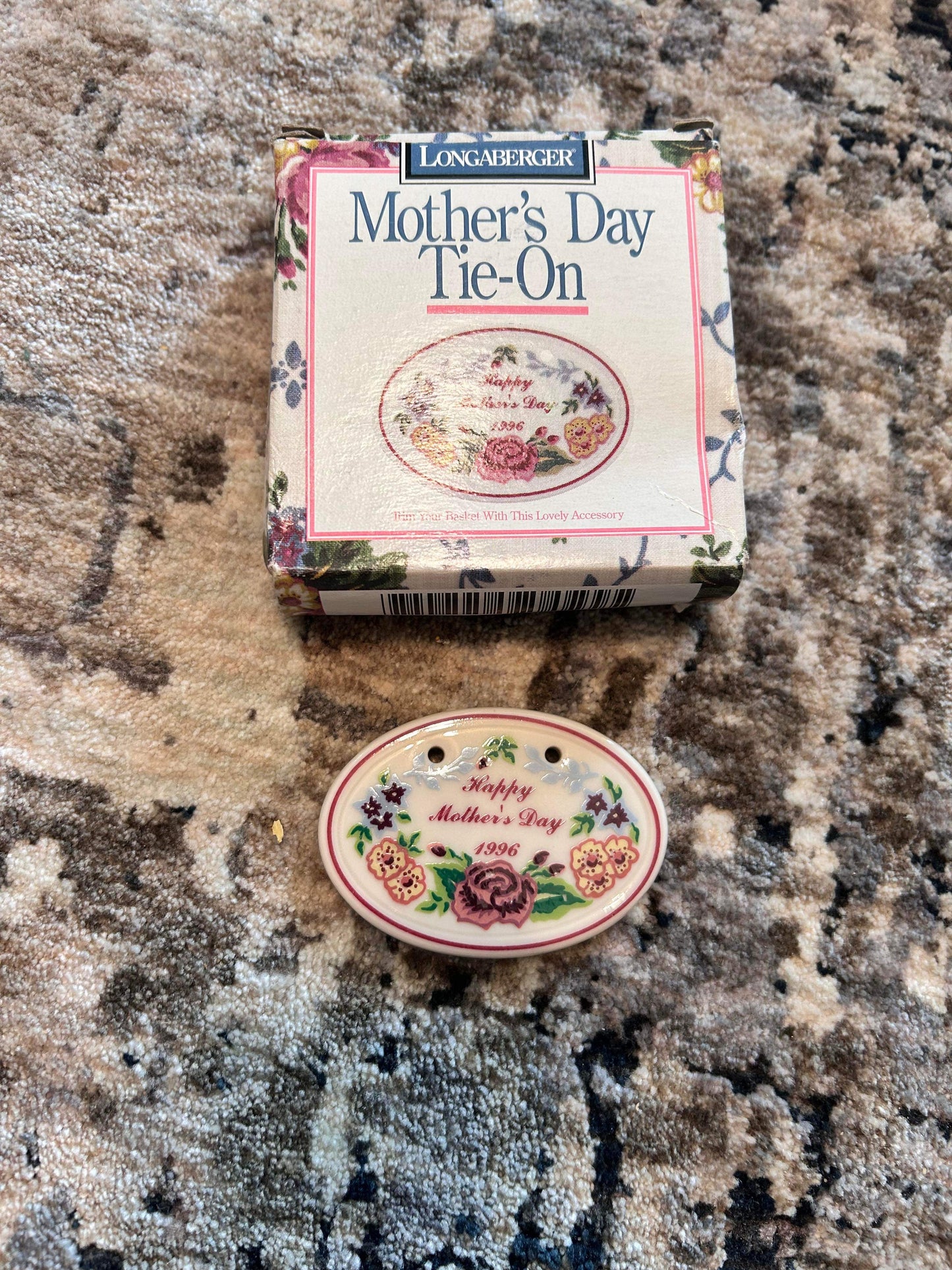 Longaberger 1996 Happy Mother’s Day Tie On