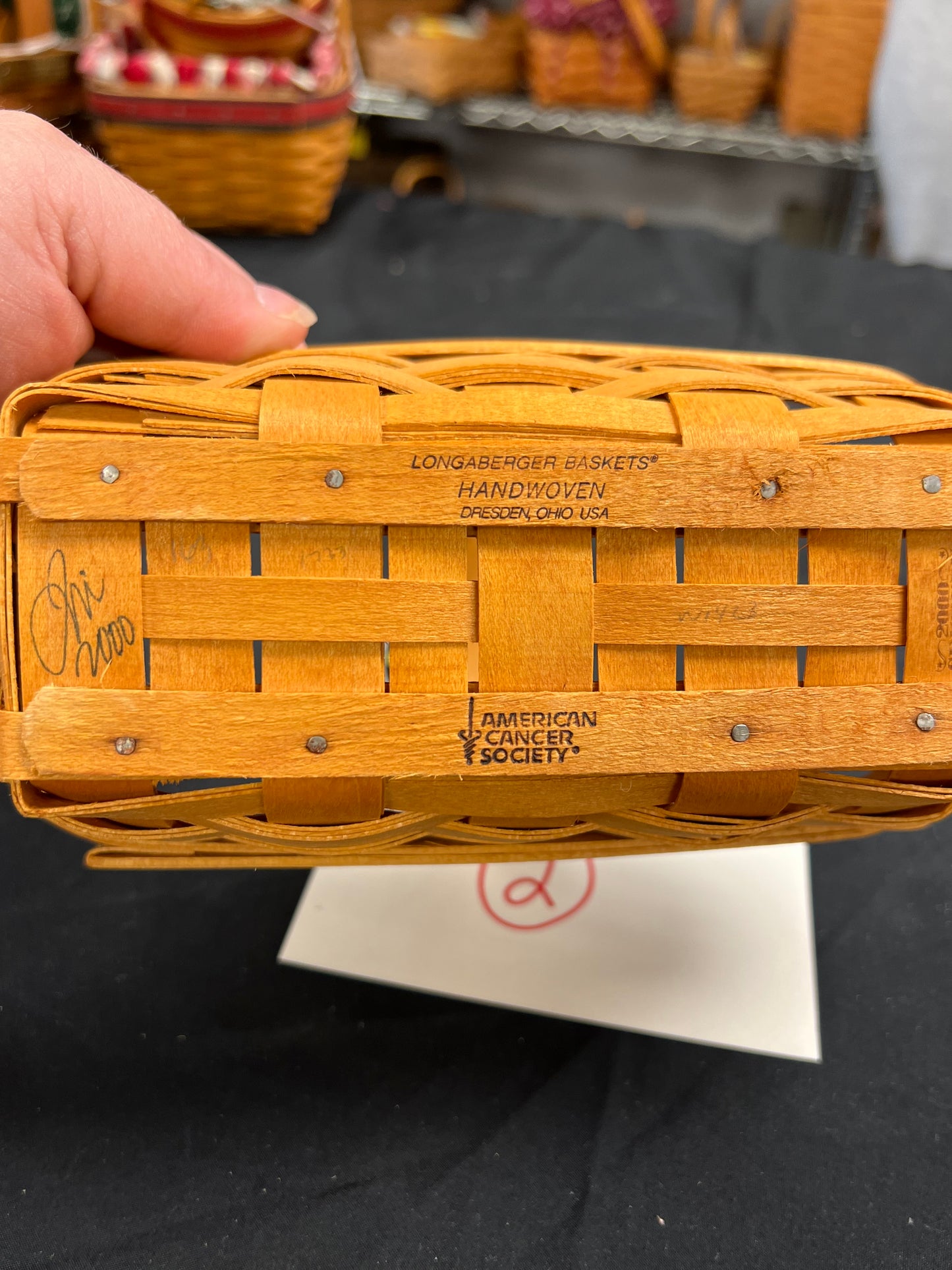 Longaberger 2000 Horizon of Hope Basket