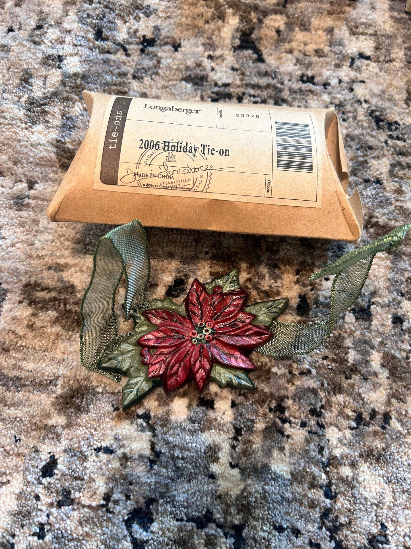 Longaberger 2006 Holiday Tie On