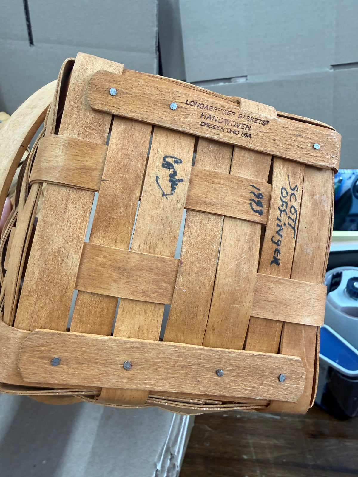 Longaberger 7” measuring basket