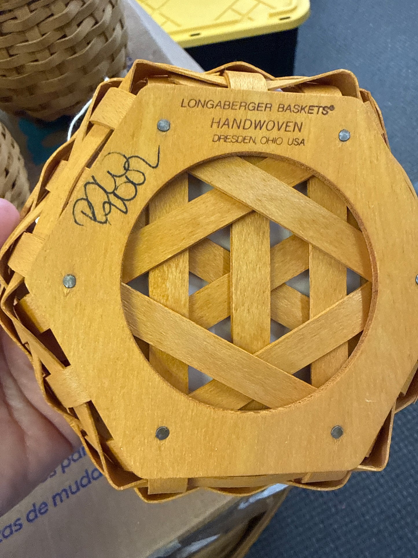 Longaberger sage basket