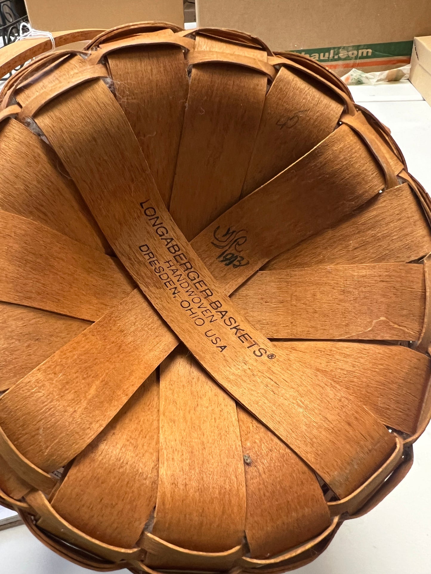 Longaberger medium fruit basket