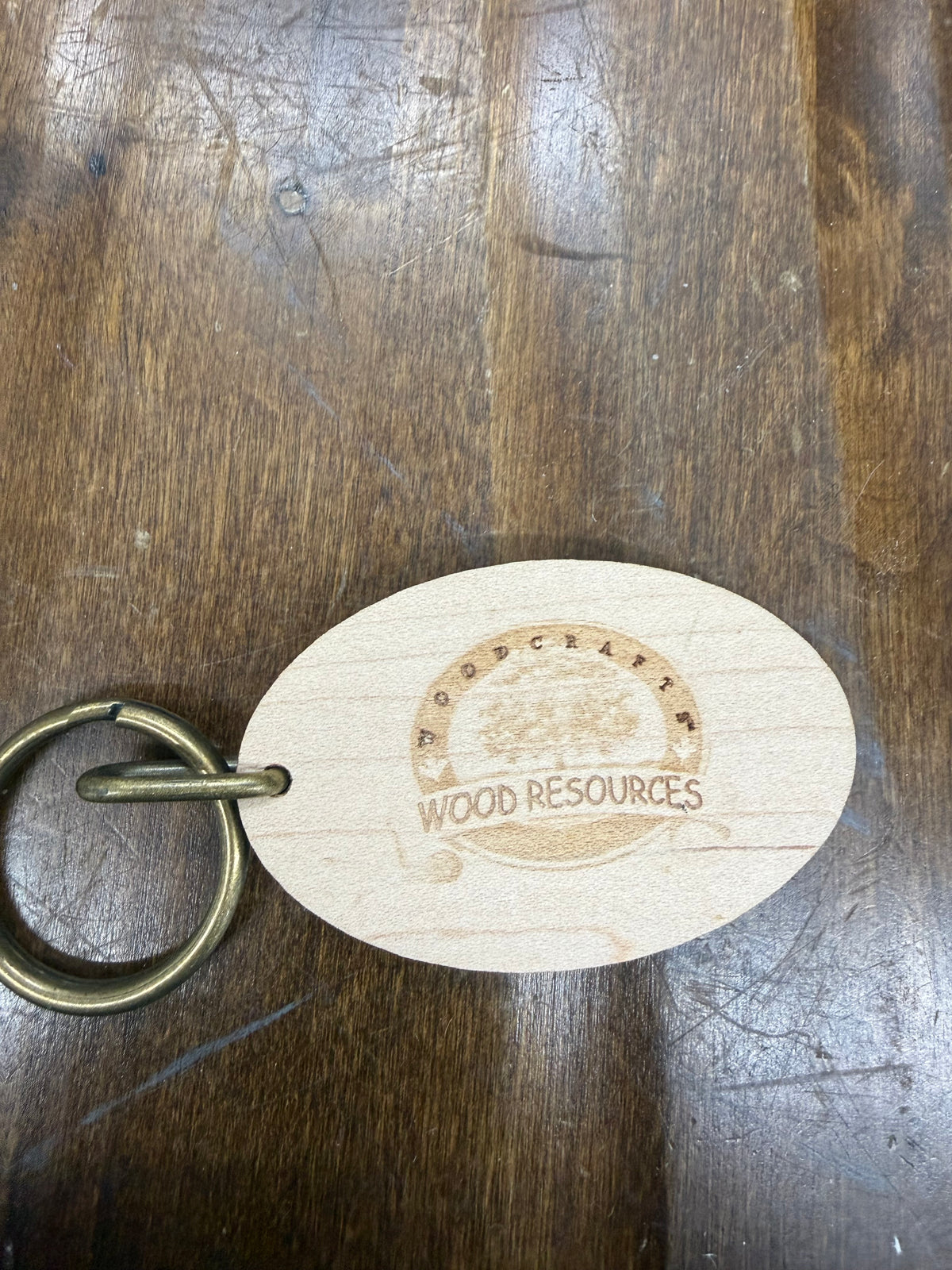 Homestead woodcrafts keychain