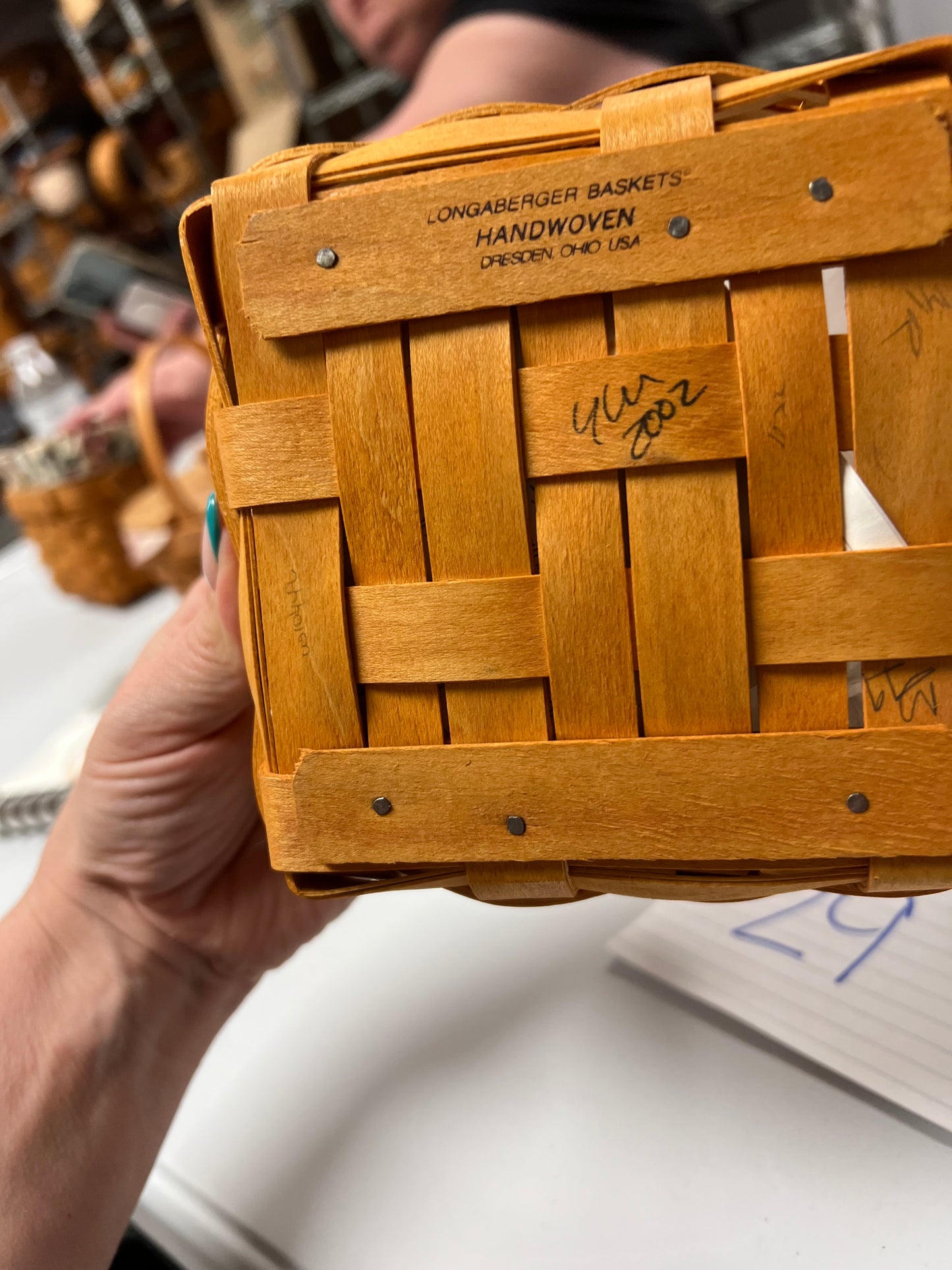 Longaberger tarragon basket