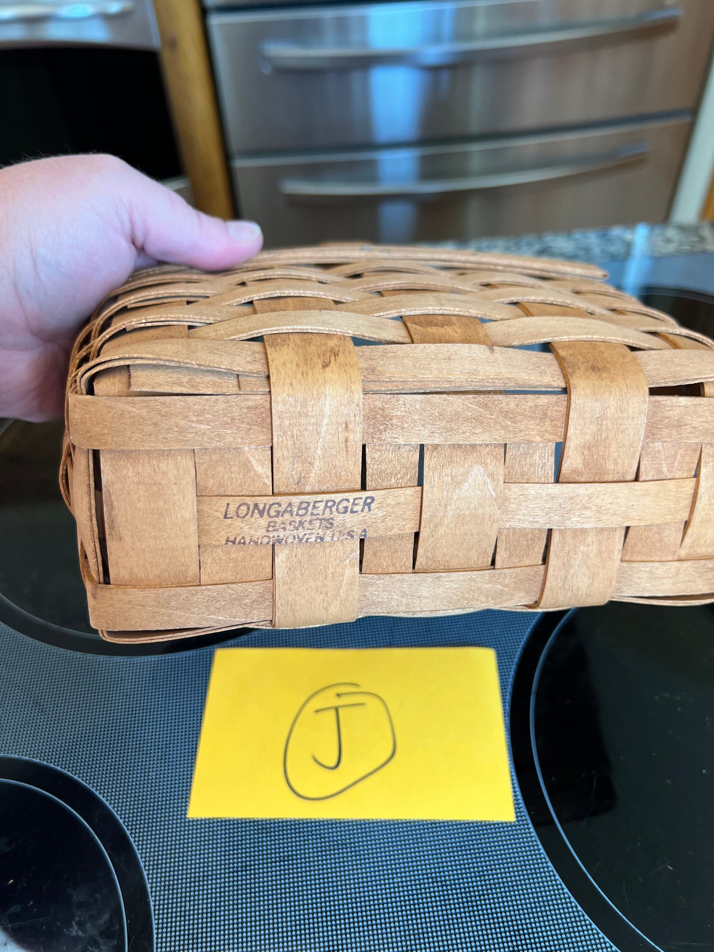 Longaberger candle basket