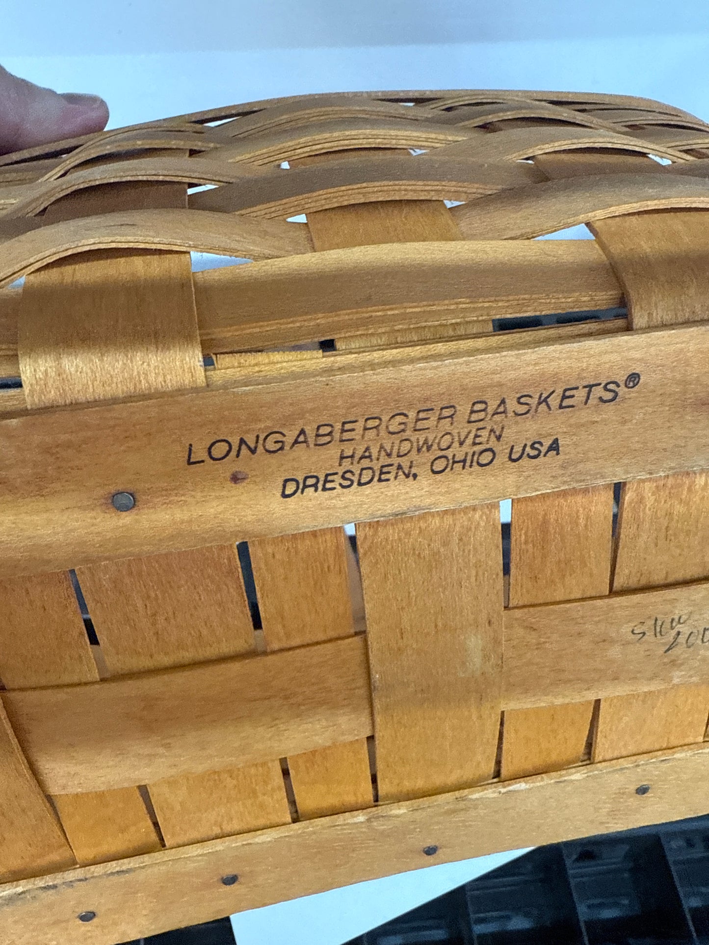 Longaberger spring basket