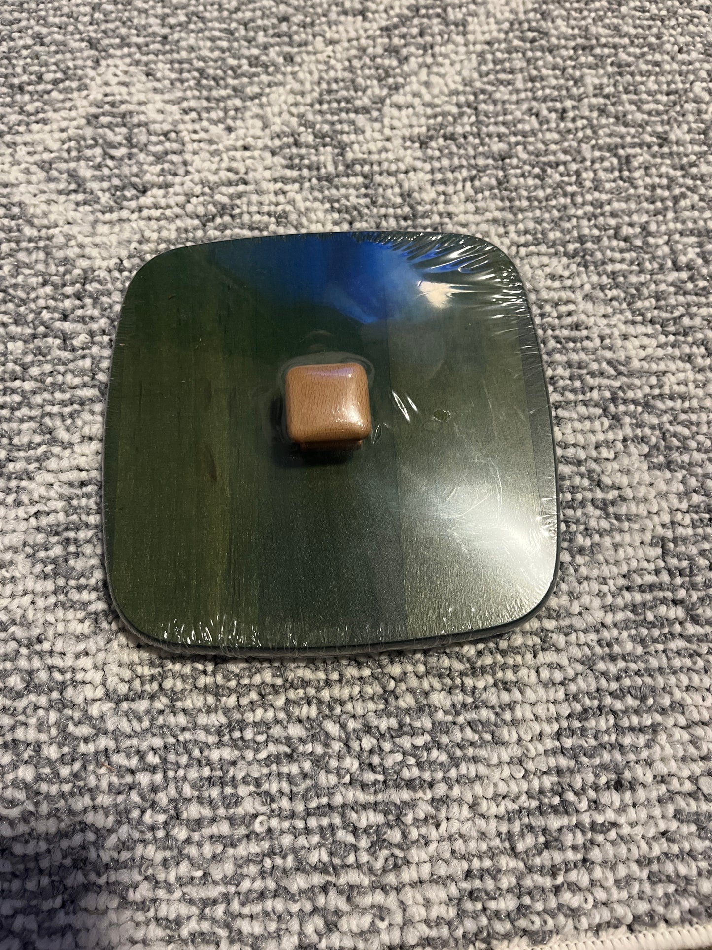 Longaberger lucky twist lid - green
