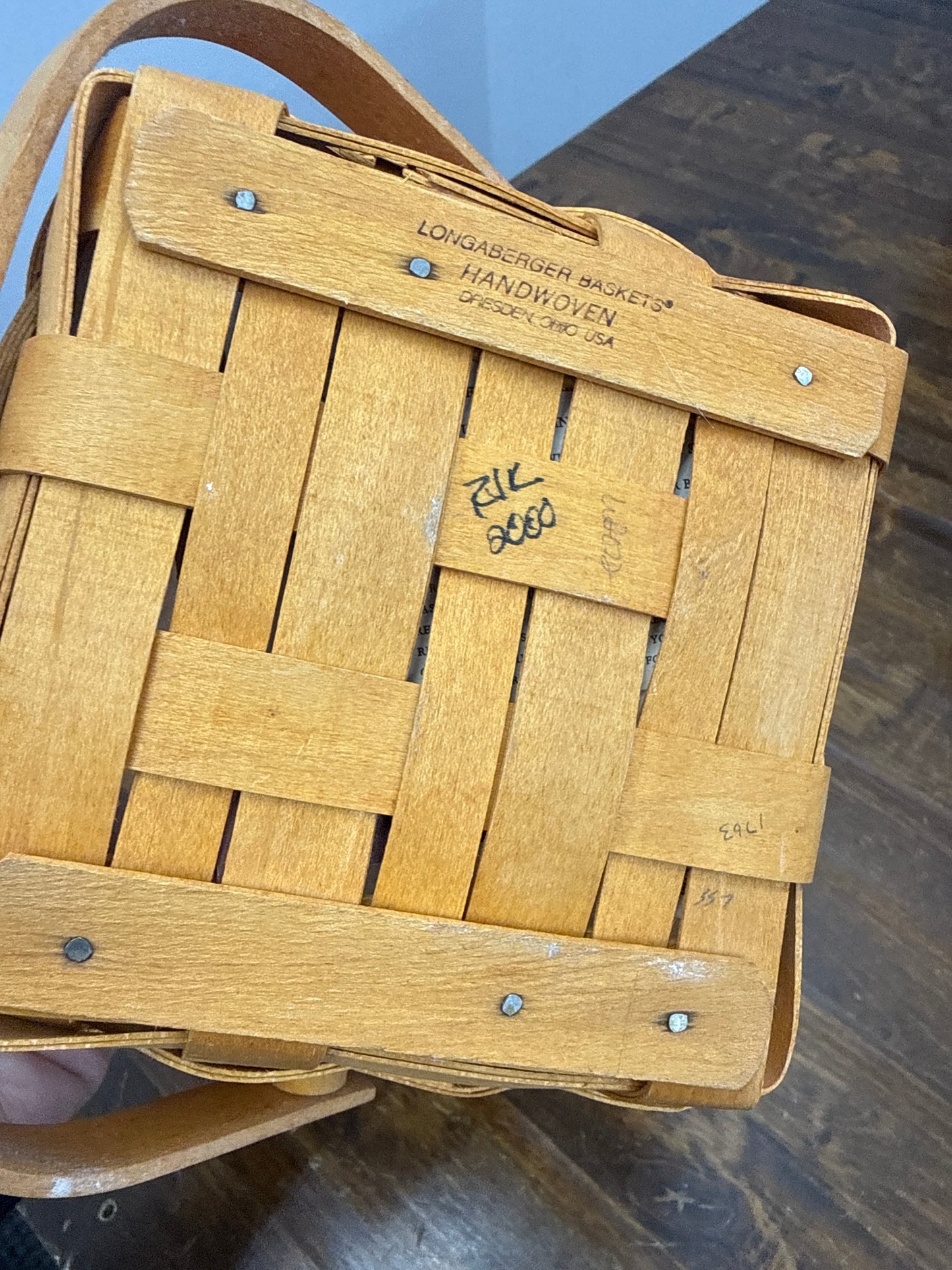 Longaberger small berry basket with protector