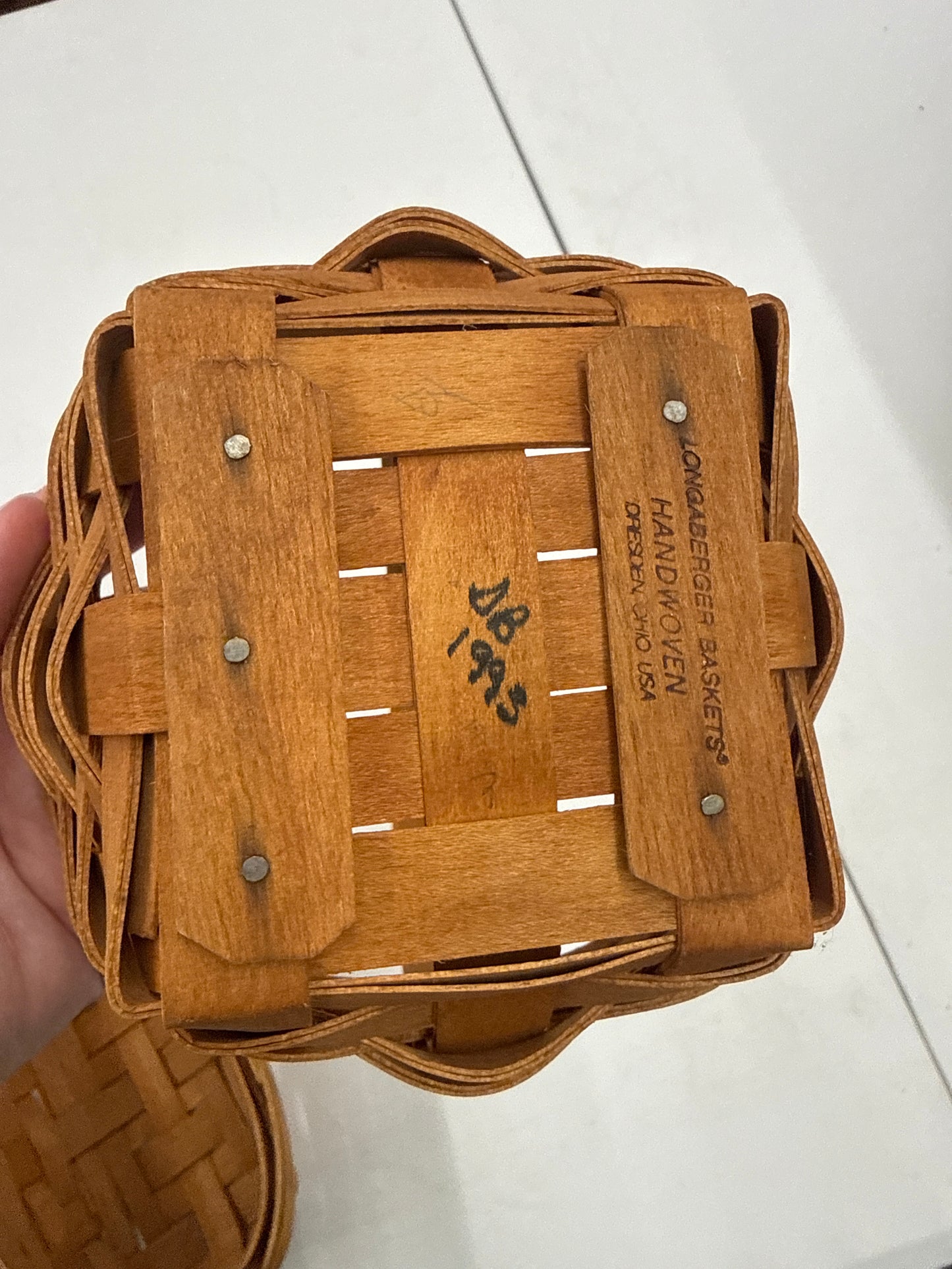 Longaberger 1993 small Easter basket