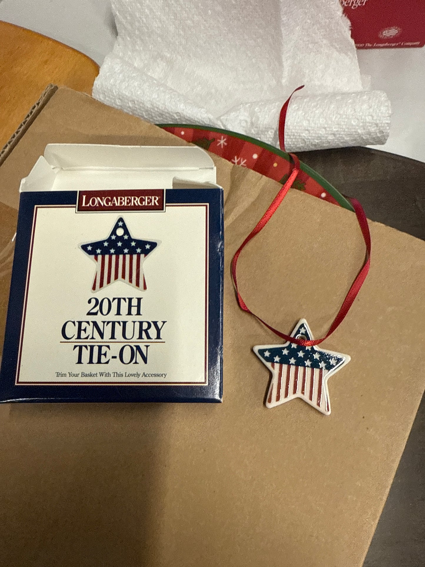 Longaberger 20th century tie on