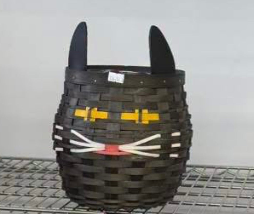 Dresden & Co Halloween Cat Head basket with protector