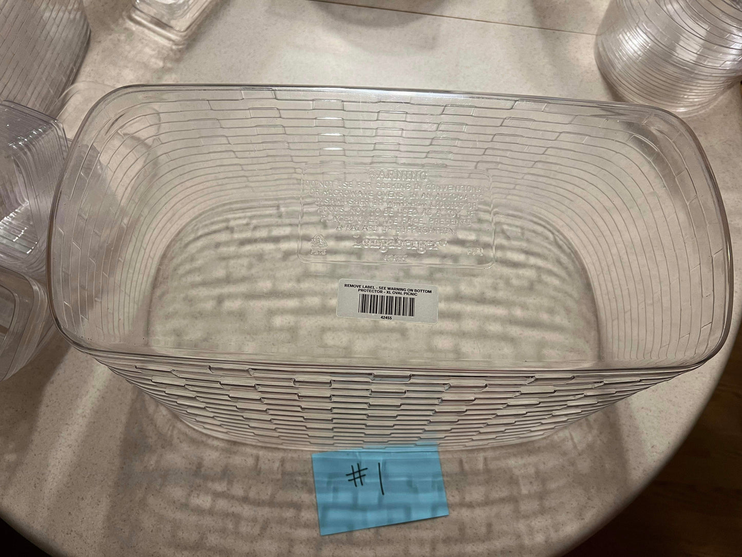 Longaberger XL Oval Picnic Bottom Protector