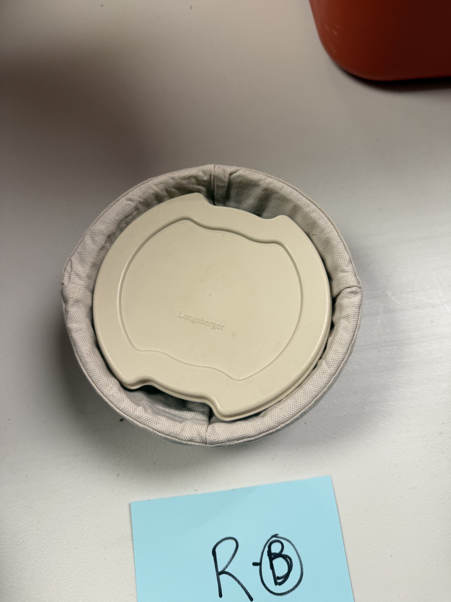 Longaberger with liner, protector, and lid