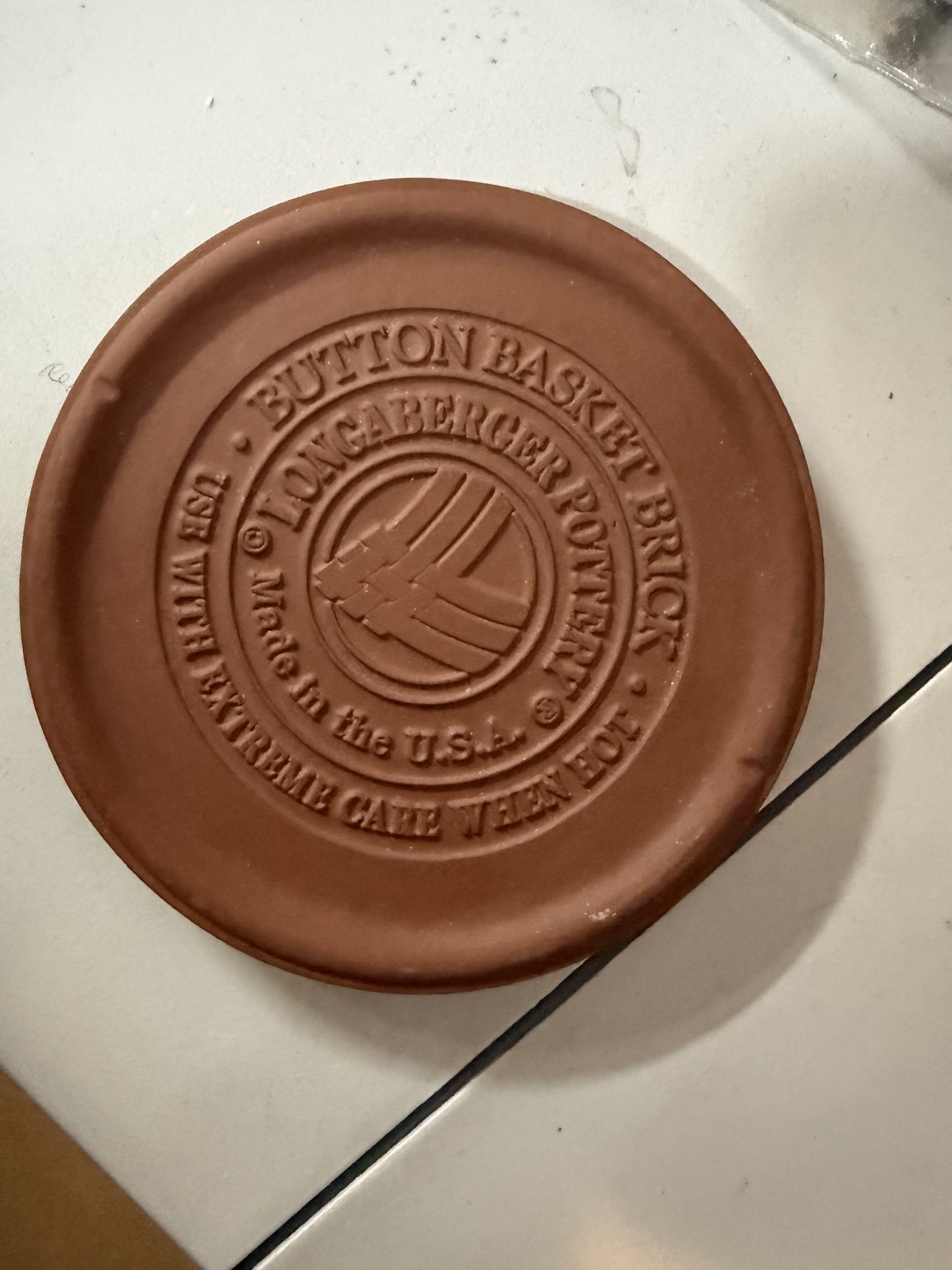 Longaberger Button Brick