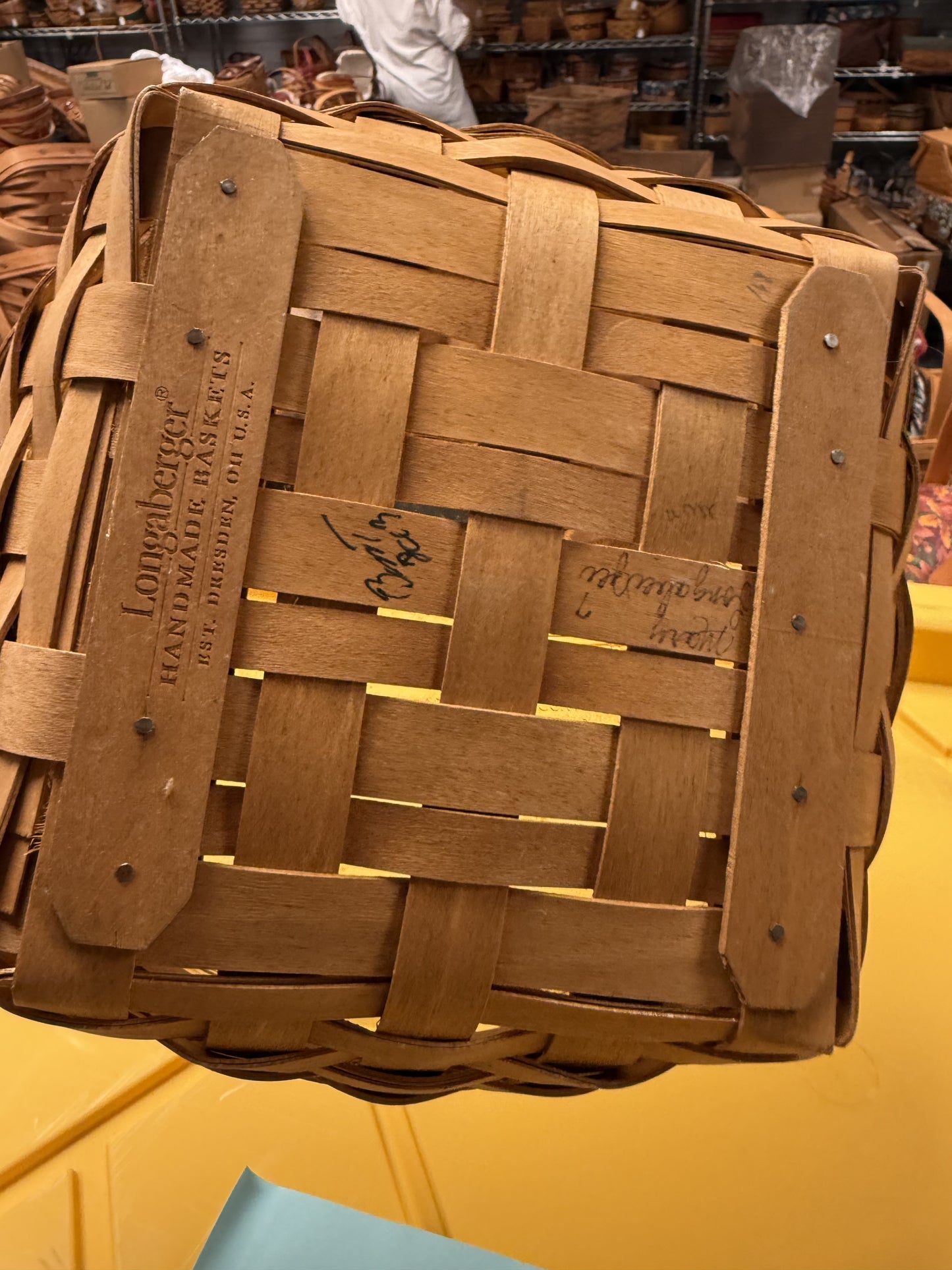 Longaberger medium catchall basket with protector