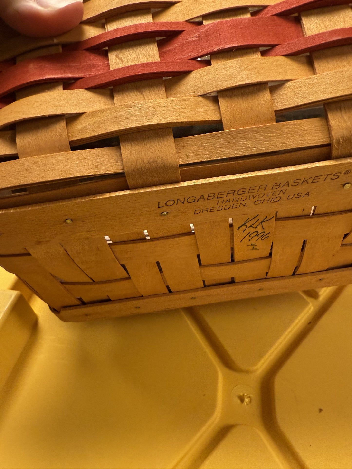 Longaberger holiday cheer with liner and protector