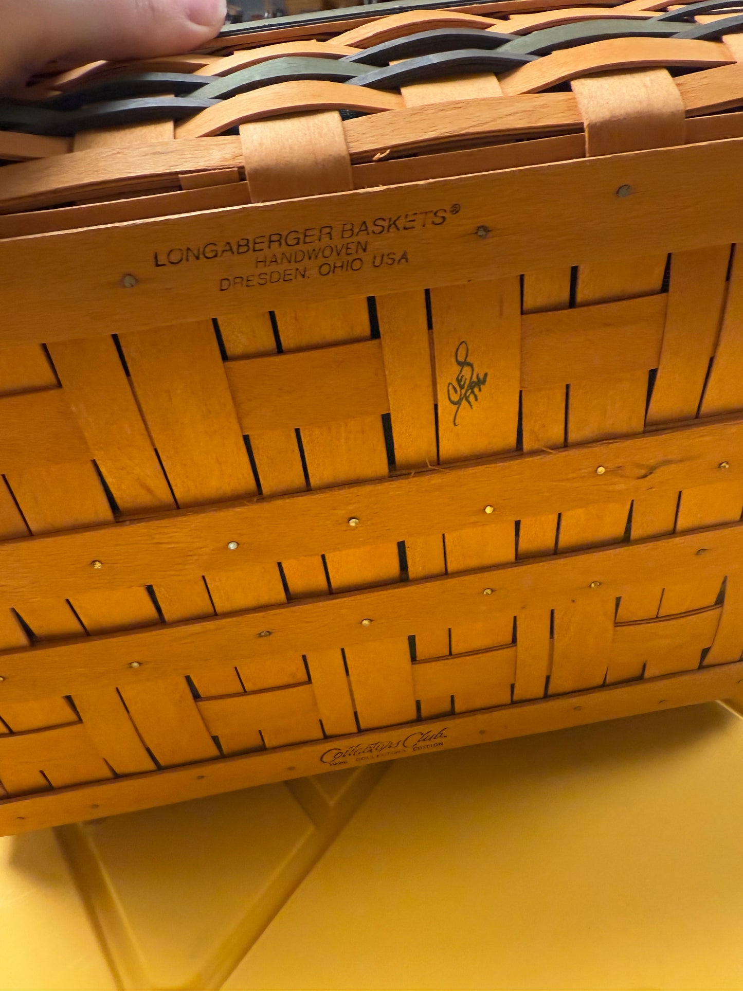 Longaberger small serving with liner and protector