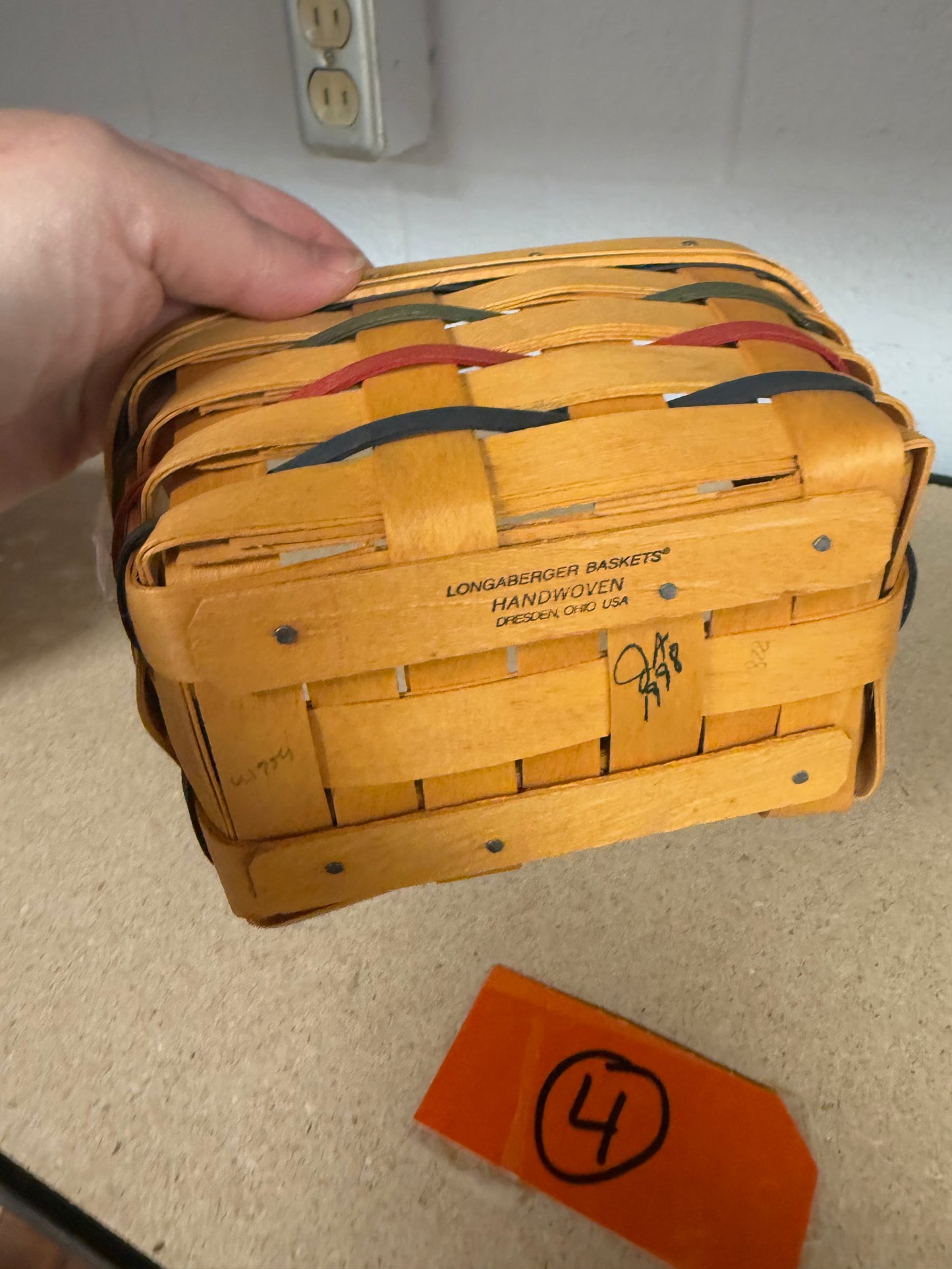 Longaberger tea basket