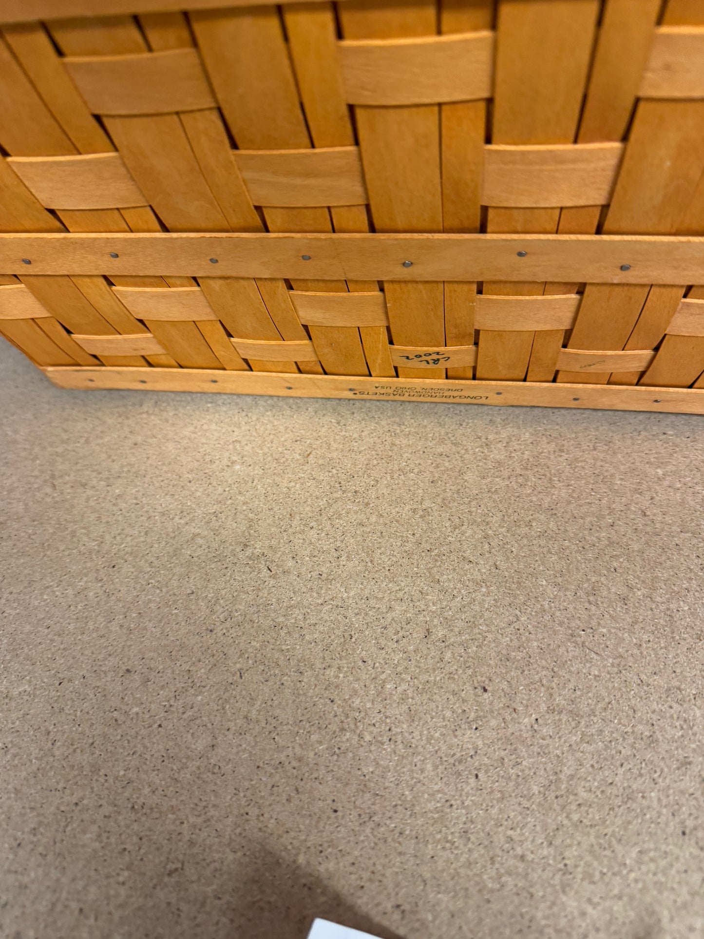 Longaberger serving tray with bins