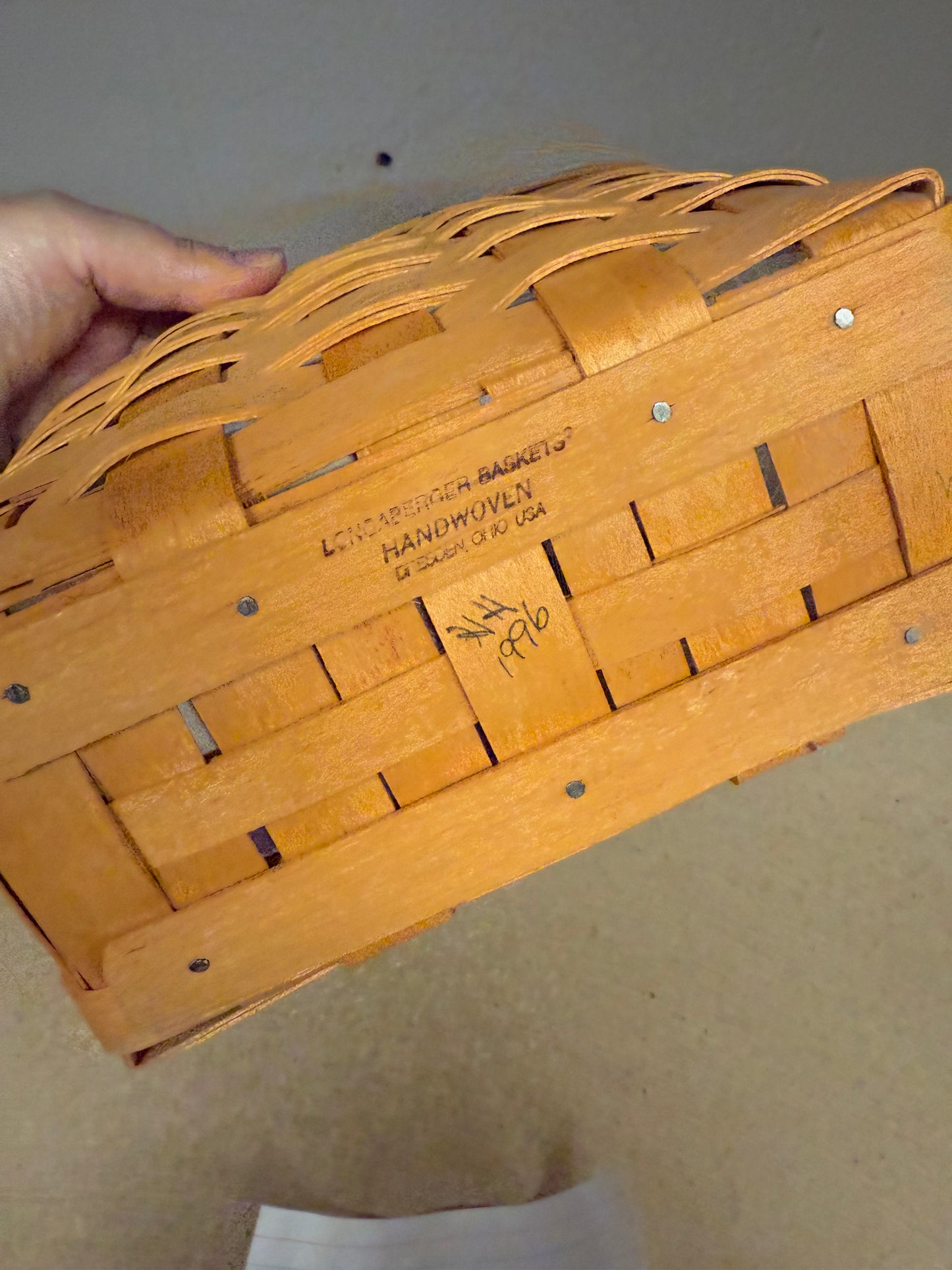 Longaberger 96 Dresden tour basket