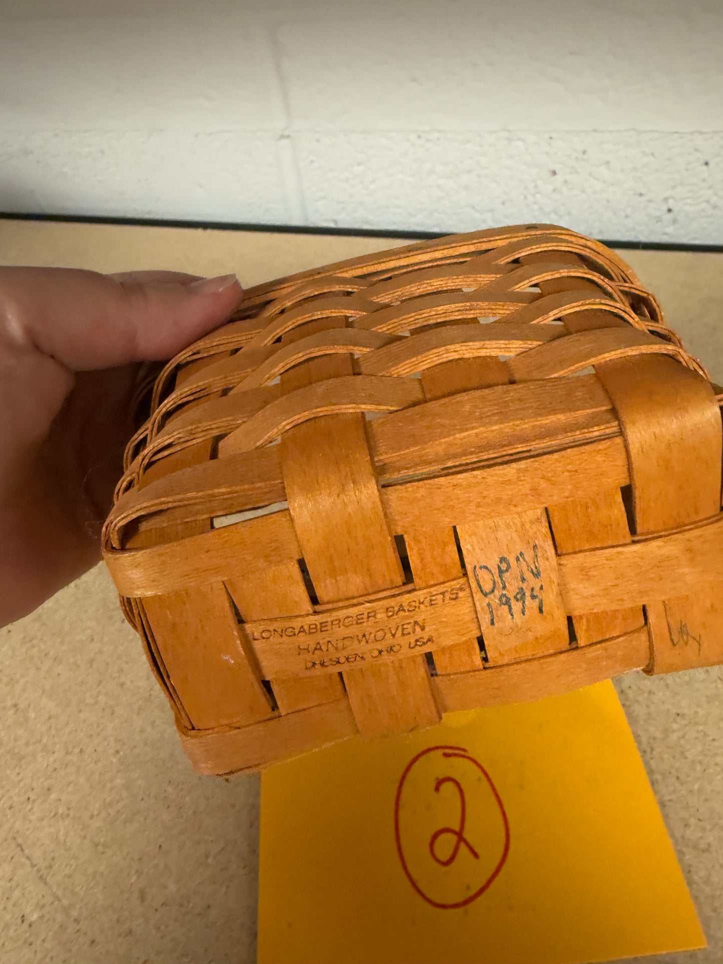 Longaberger ambrosia basket