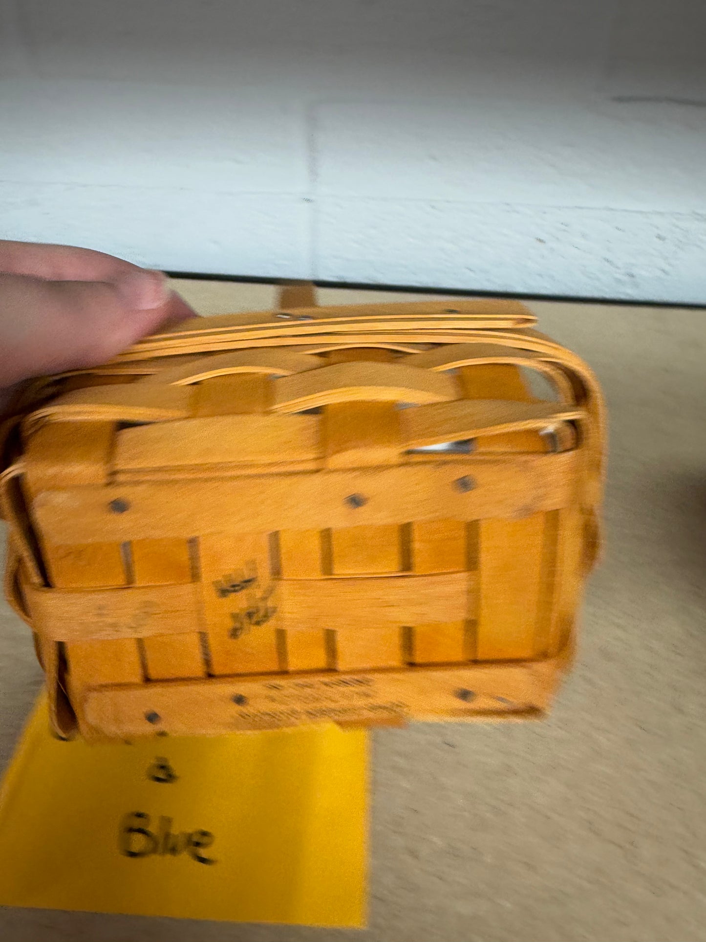 Longaberger parsley basket with protector