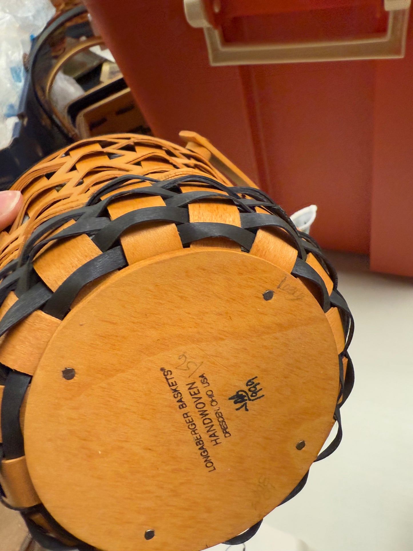 Longaberger daisy basket