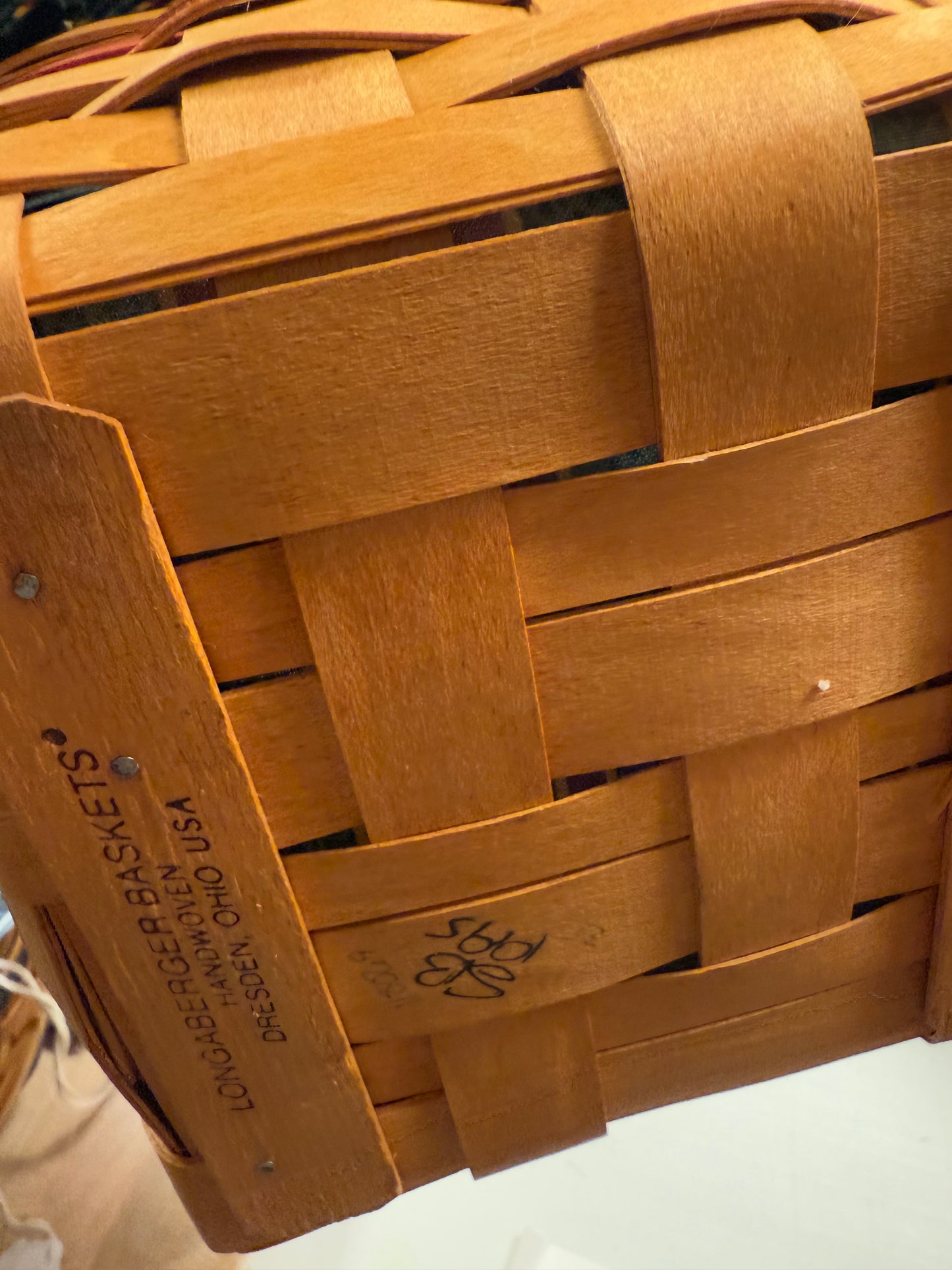 Longaberger 95 cranberry basket