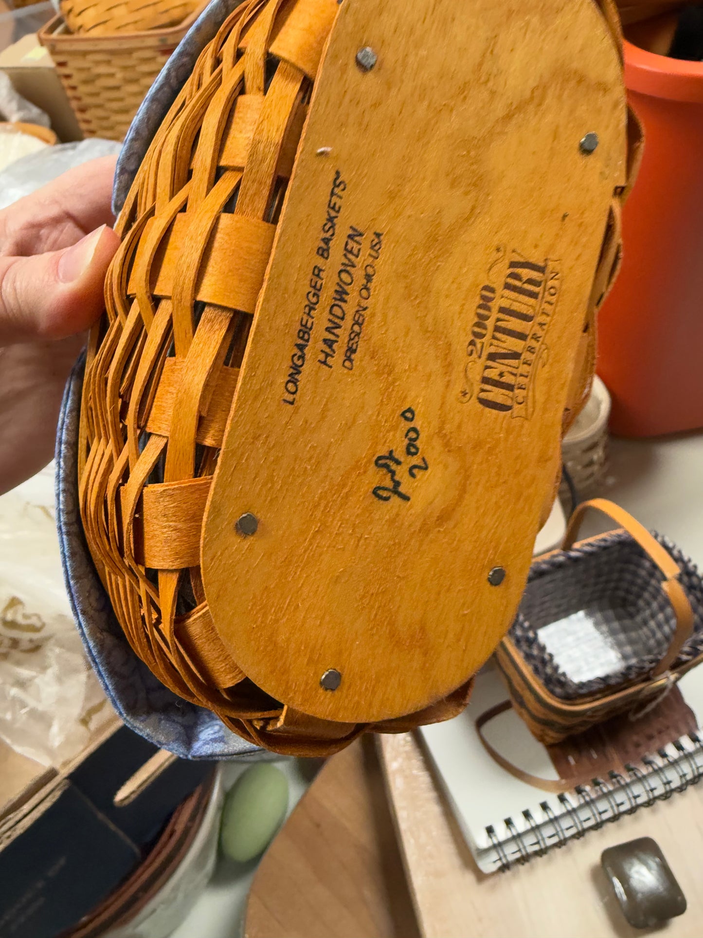 Longaberger 2000 cheers basket