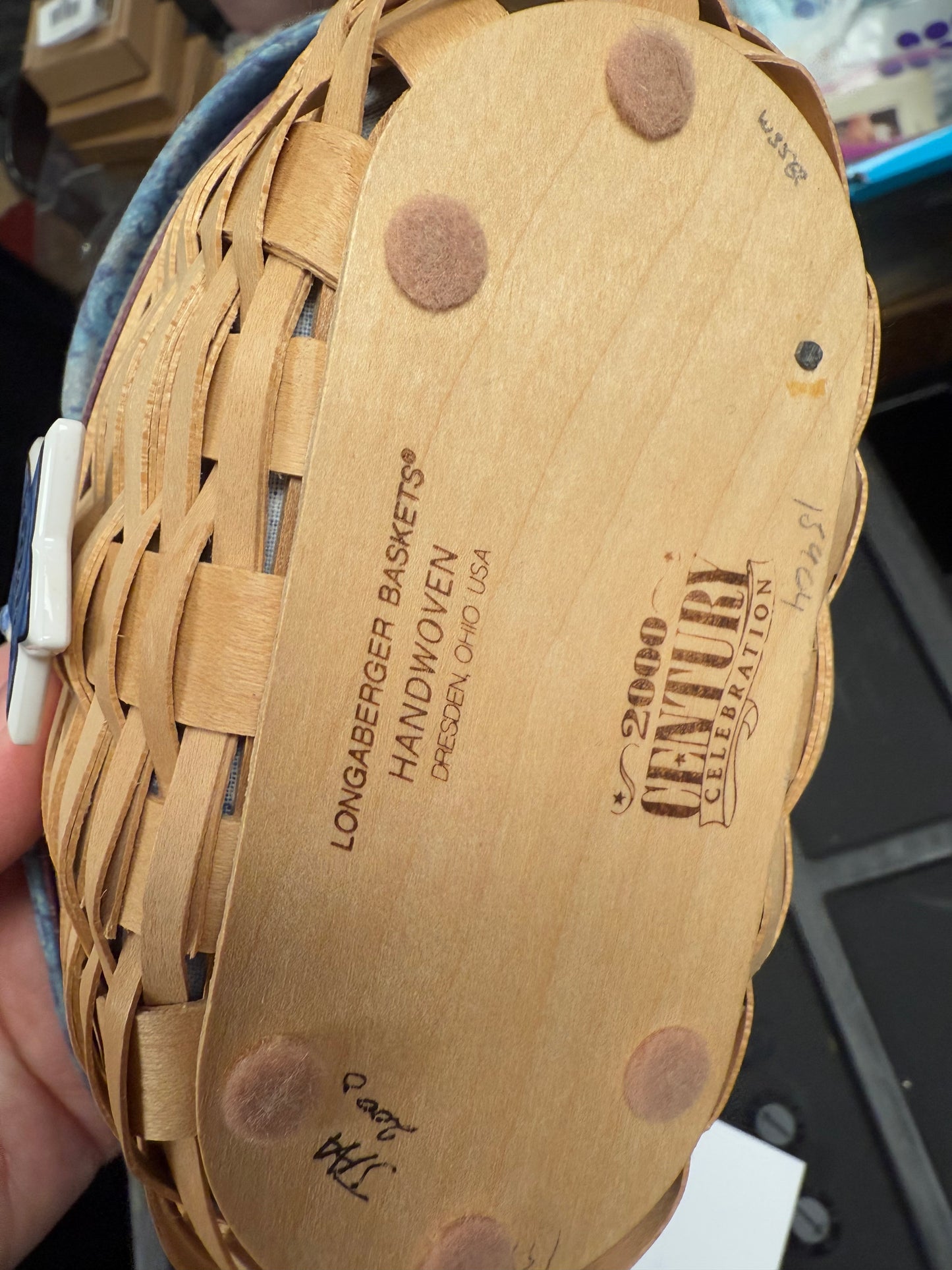 Longaberger 2000 century with liner and protector