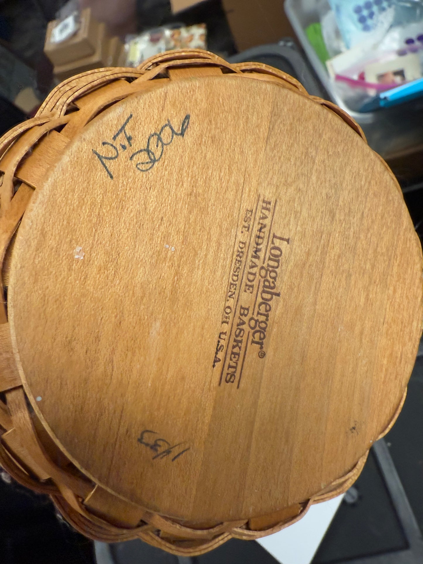 Longaberger small canister