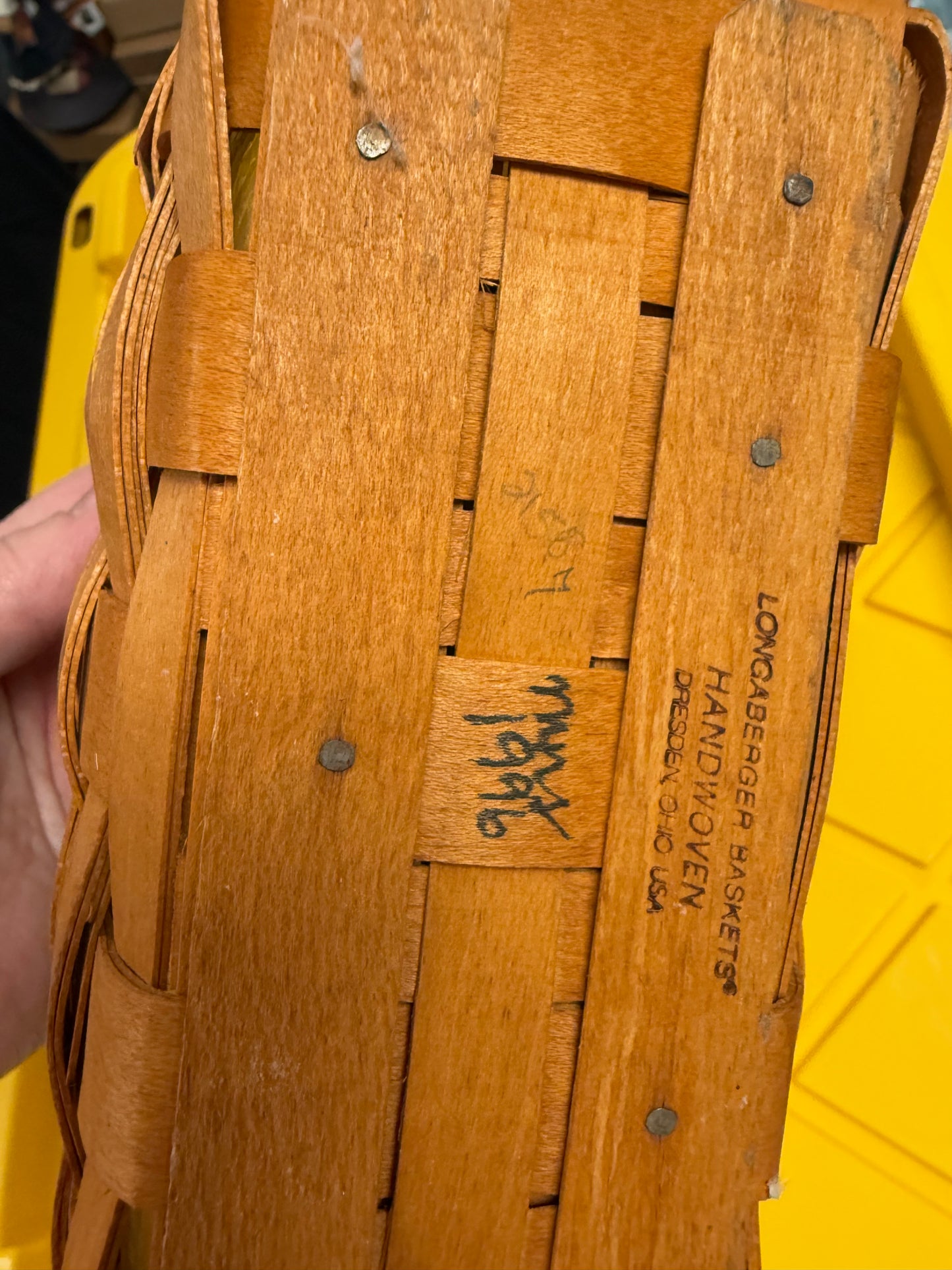 Longaberger 96 Hartville tour basket