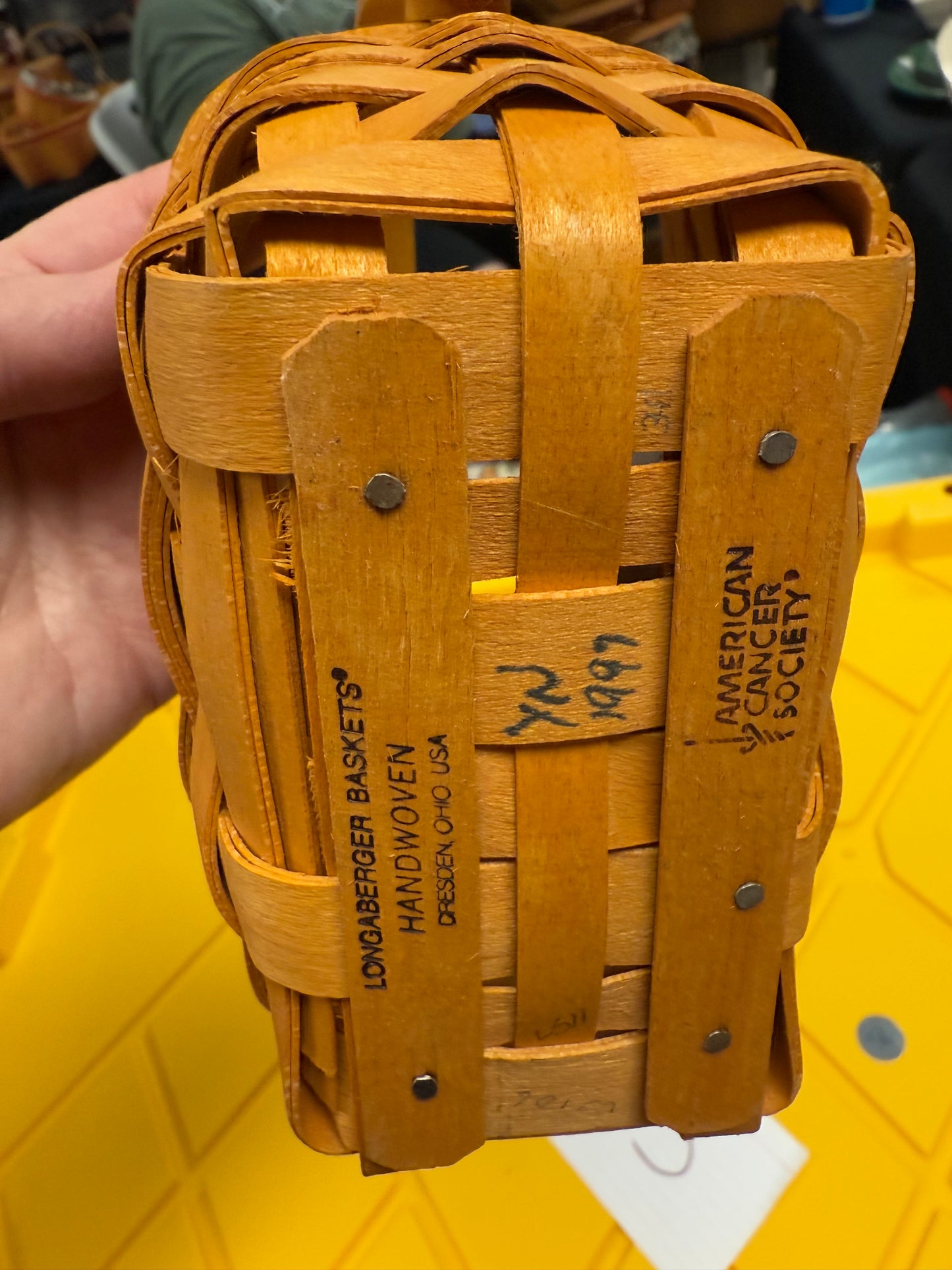 Longaberger 97 horizon of hope basket