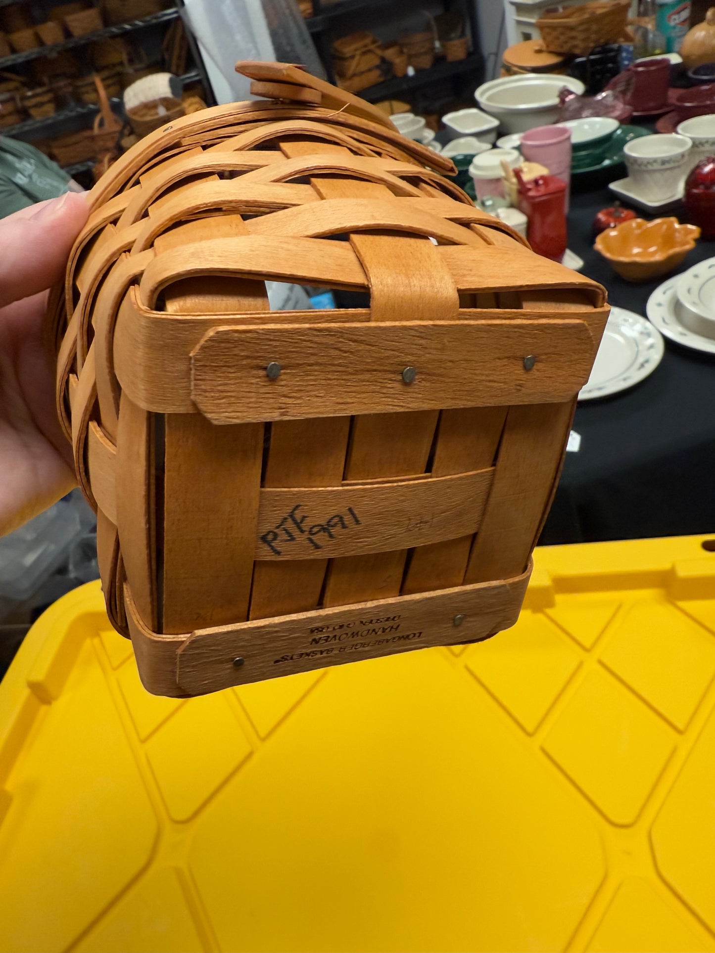 Longaberger 5” fruit basket