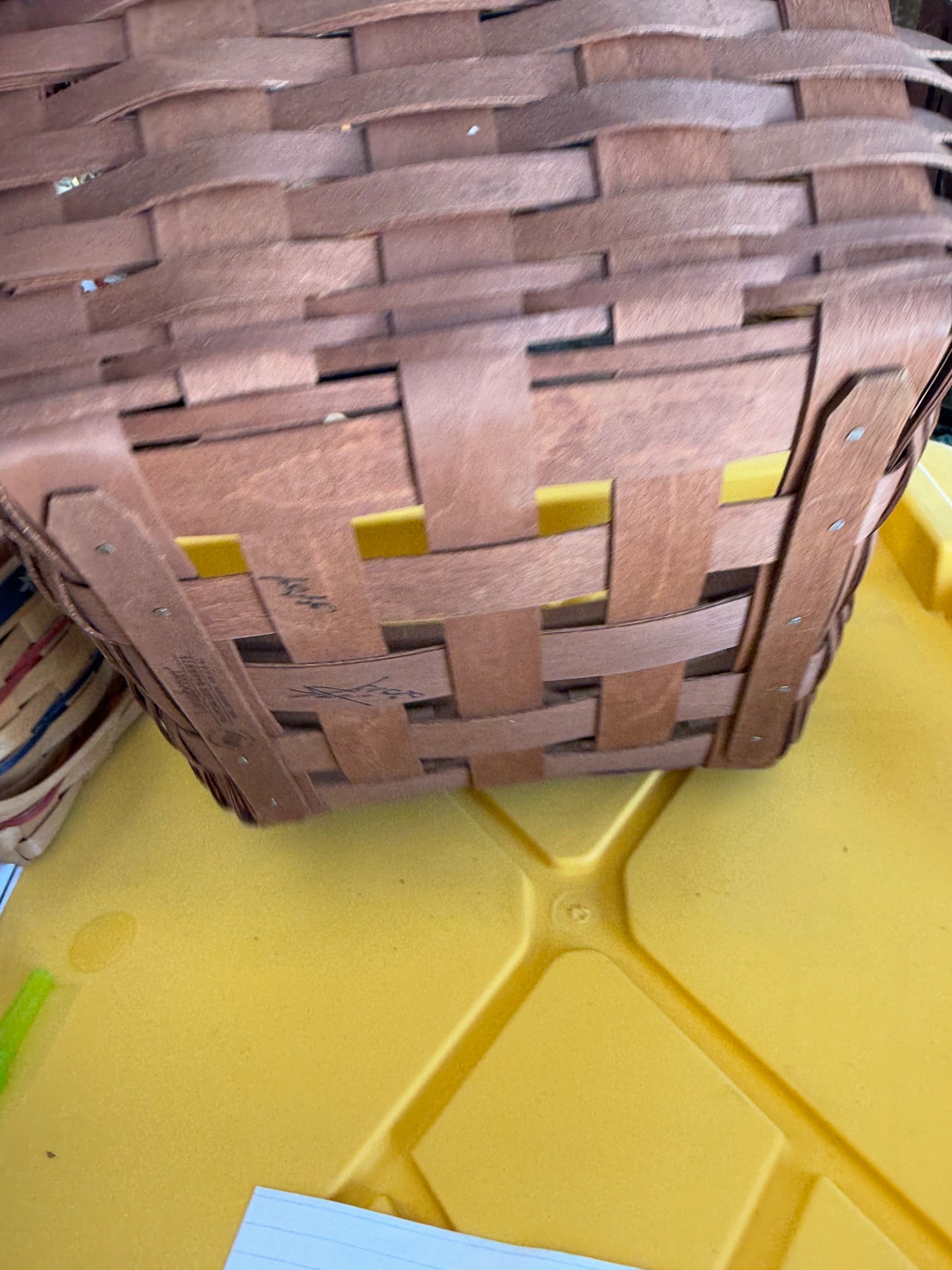 Longaberger large flare basket